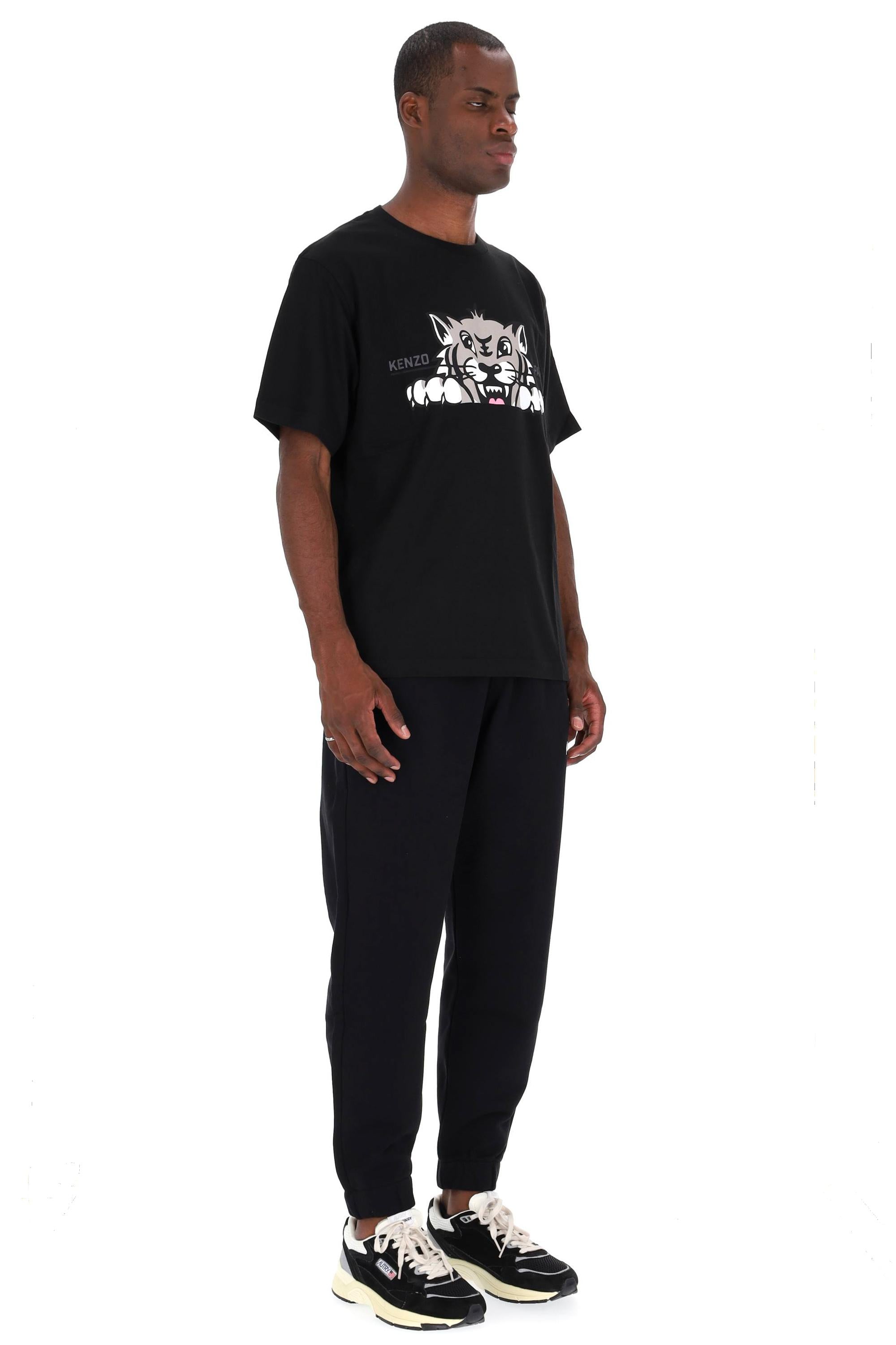 Kenzo T-shirt Hap Tiger over fit FF65TS4514SG 99J 