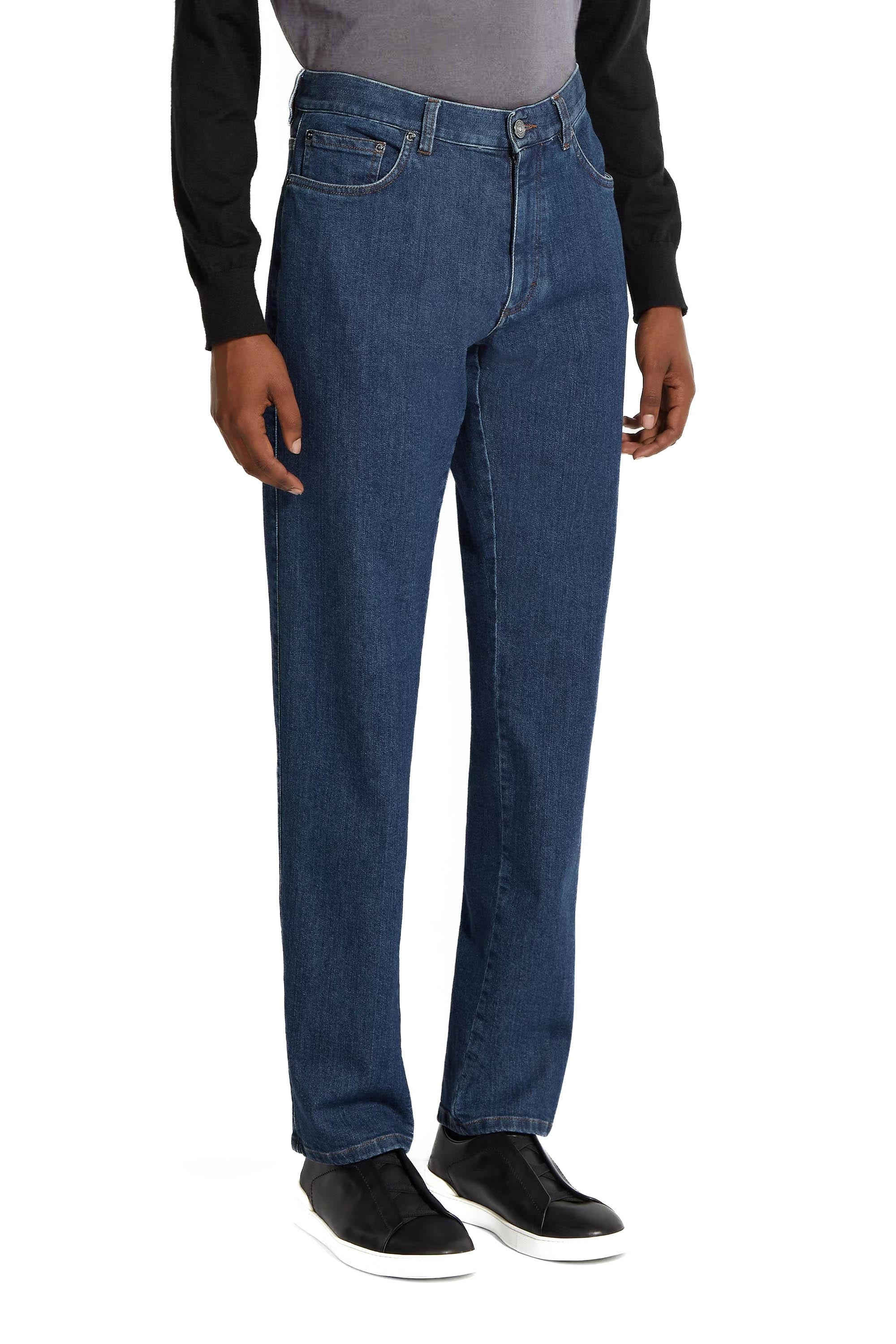 Zegna Jeans Roccia in denim stone washed E8I70 GAN 001 