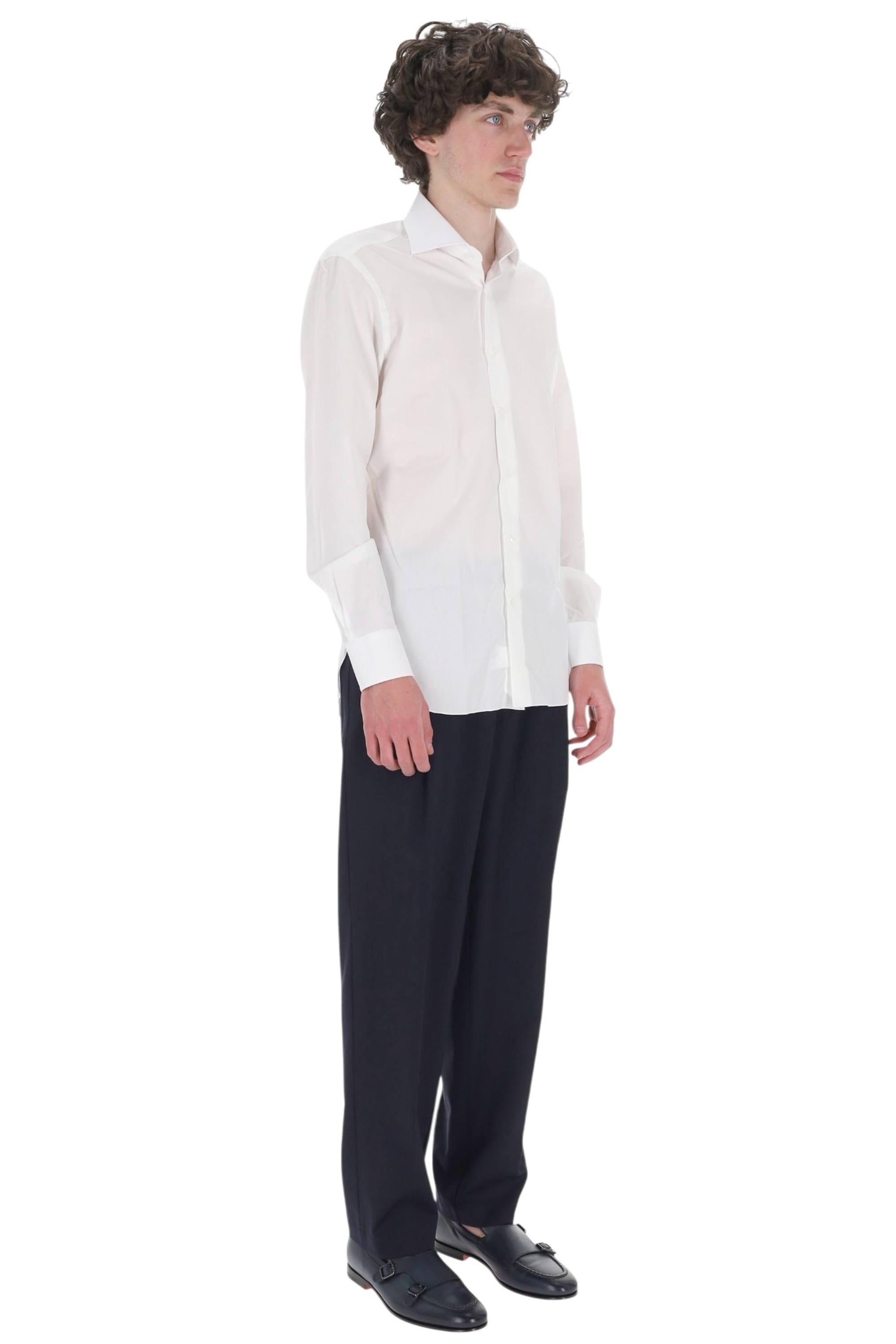 Barba Camicia in cotone anti stropicciamento etichetta Journey I1U13P0154210.U 0001 