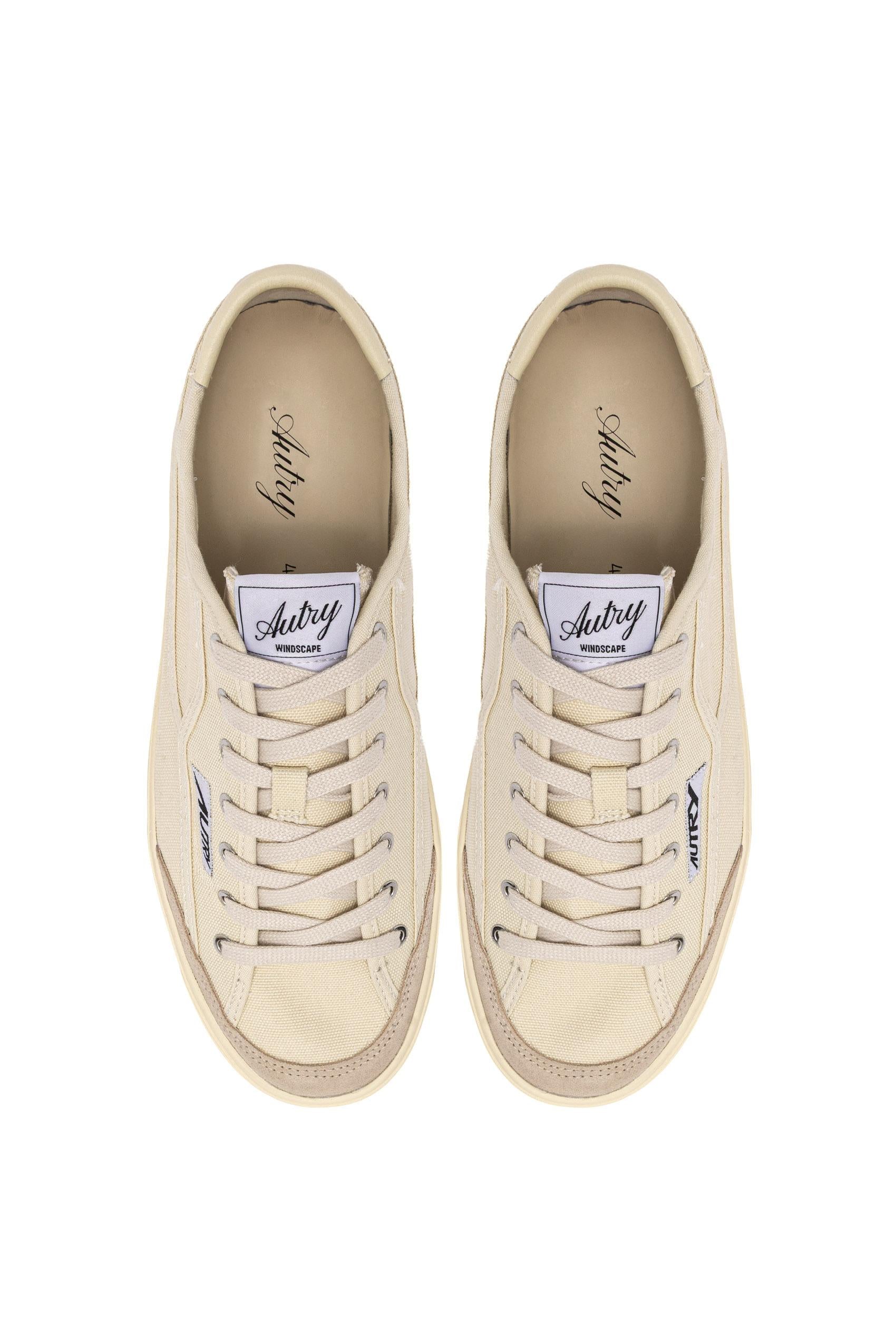Autry Sneaker Windscape in canvas di cotone SCLM CU02 CREAM 