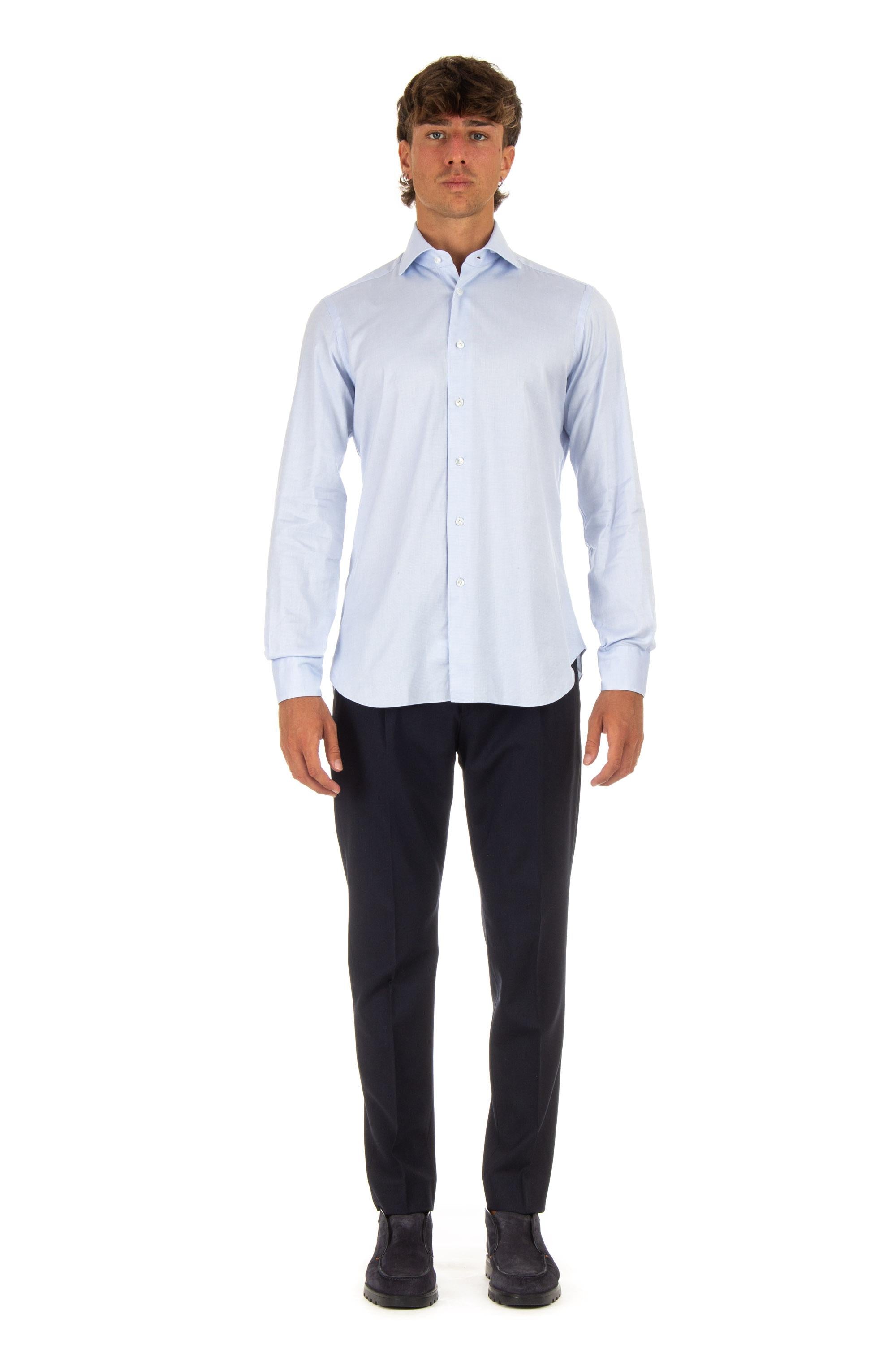 Camiciamicro tramata in cotone linea culto K1U13P0134111/2 2 Barba 
