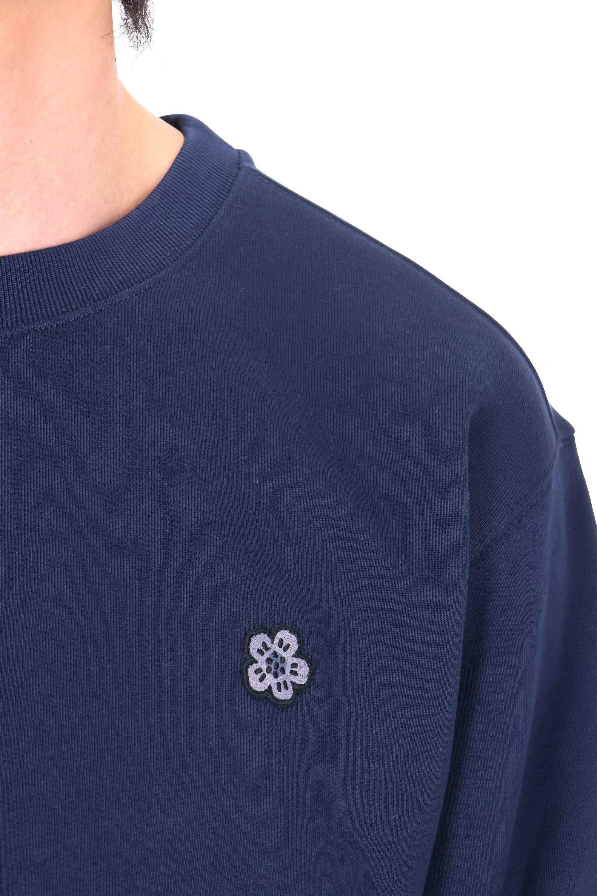 Kenzo Felpa girocollo in cotone "boke flower" FG55SW2034MJ 76 