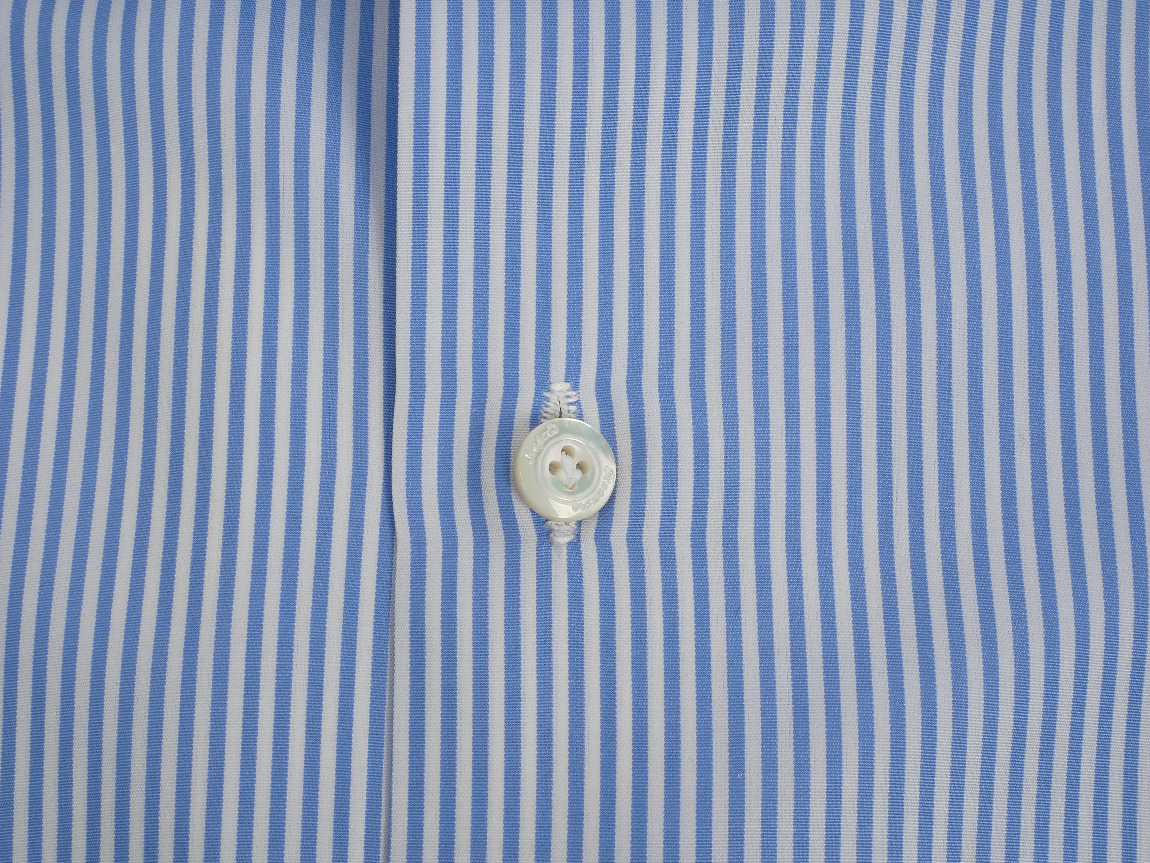Camicia sartoriale in cotone popeline doppio ritorto linea milano 10586-C0116-EDUARDO 19 Finamore 