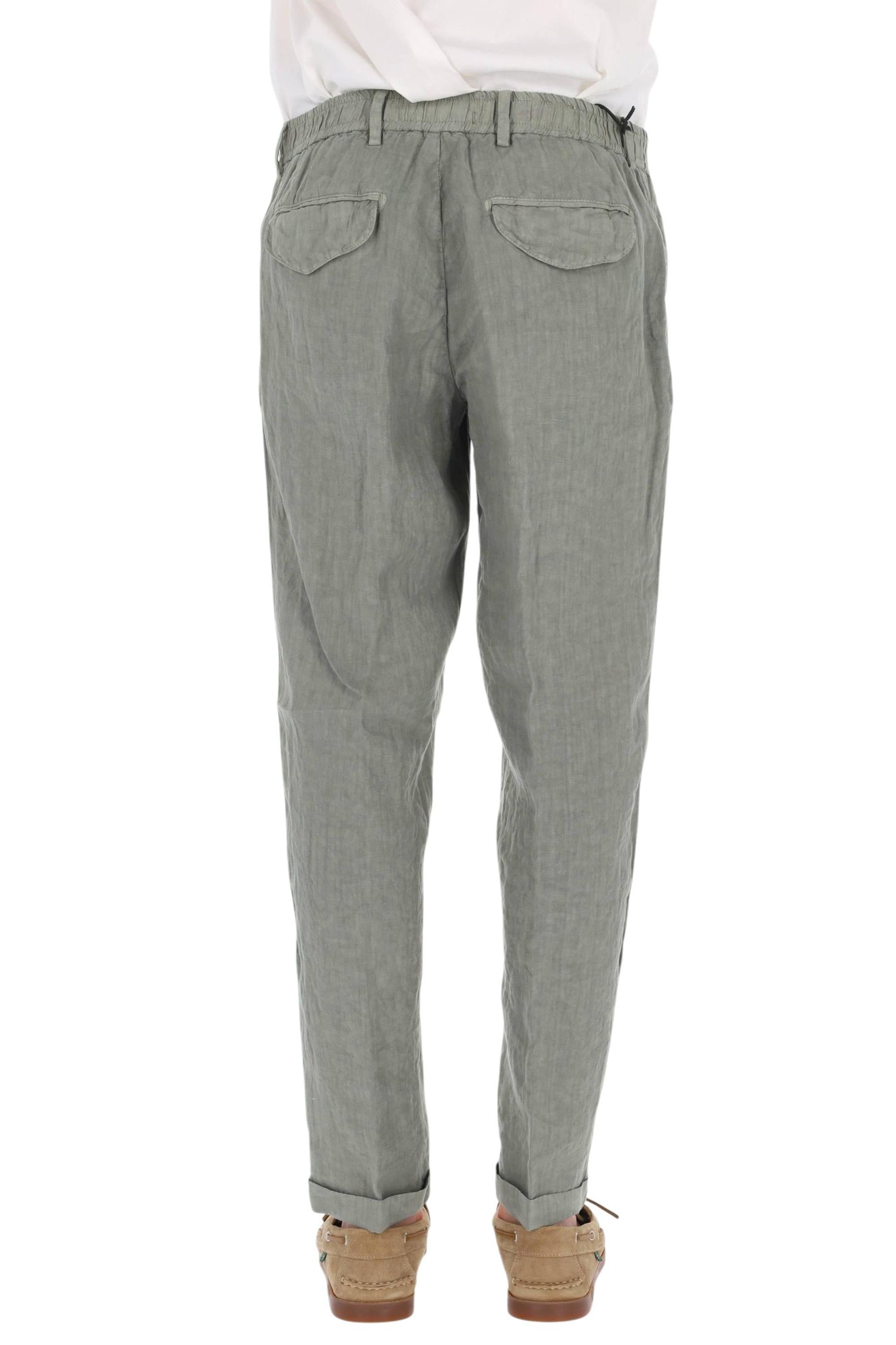 Myths Pantalone Ares in puro lino con vita elasticata 26M26L 72-2 26 