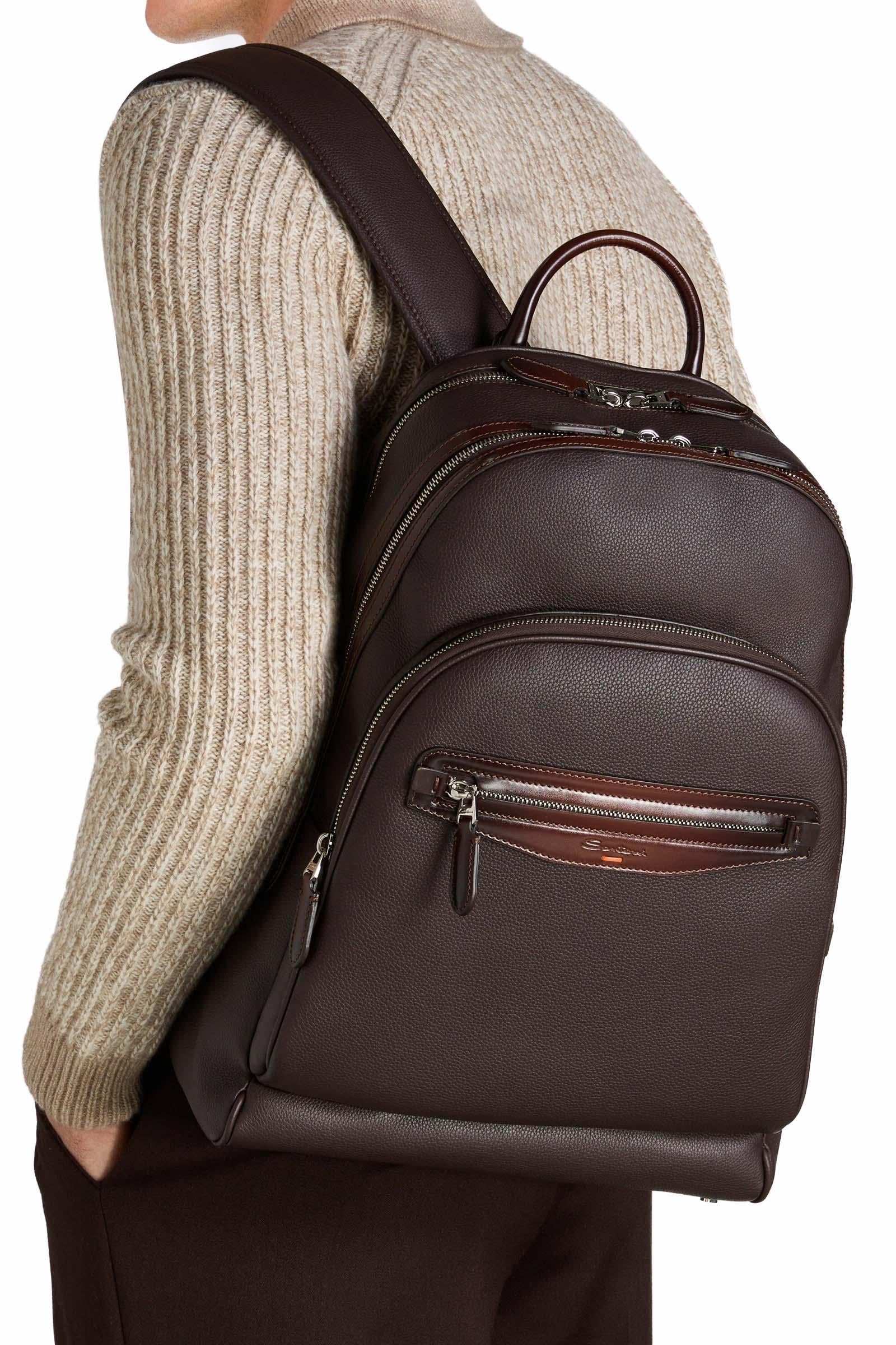 Santoni Zaino in pelle bottalata UIBBA2647BS-ACUH T50 