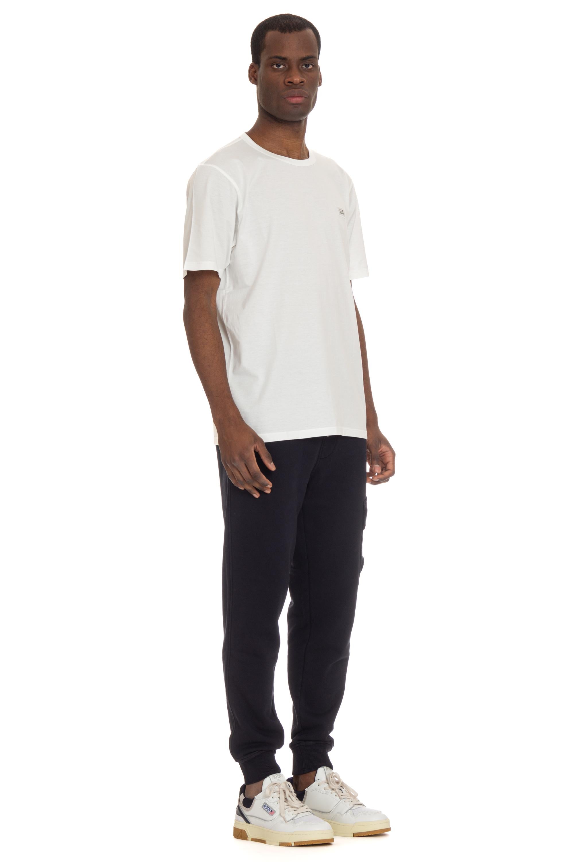 T-shirt in cotone mercerizzato CMTS087A-006374G 103 CP Company 