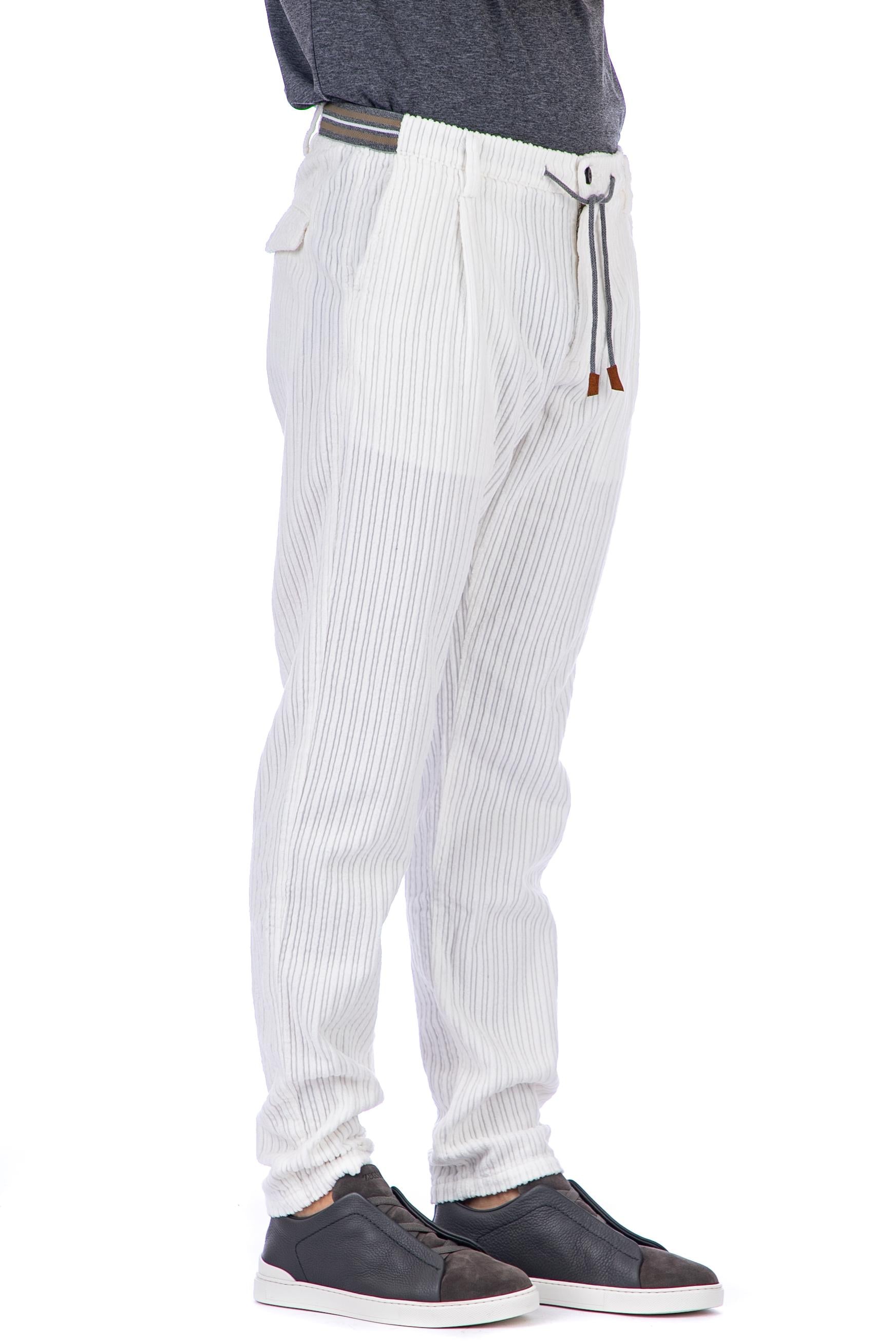 Eleventy Pantalone jogger in velluto costa roccia F70PANE02 TET0F003 01 