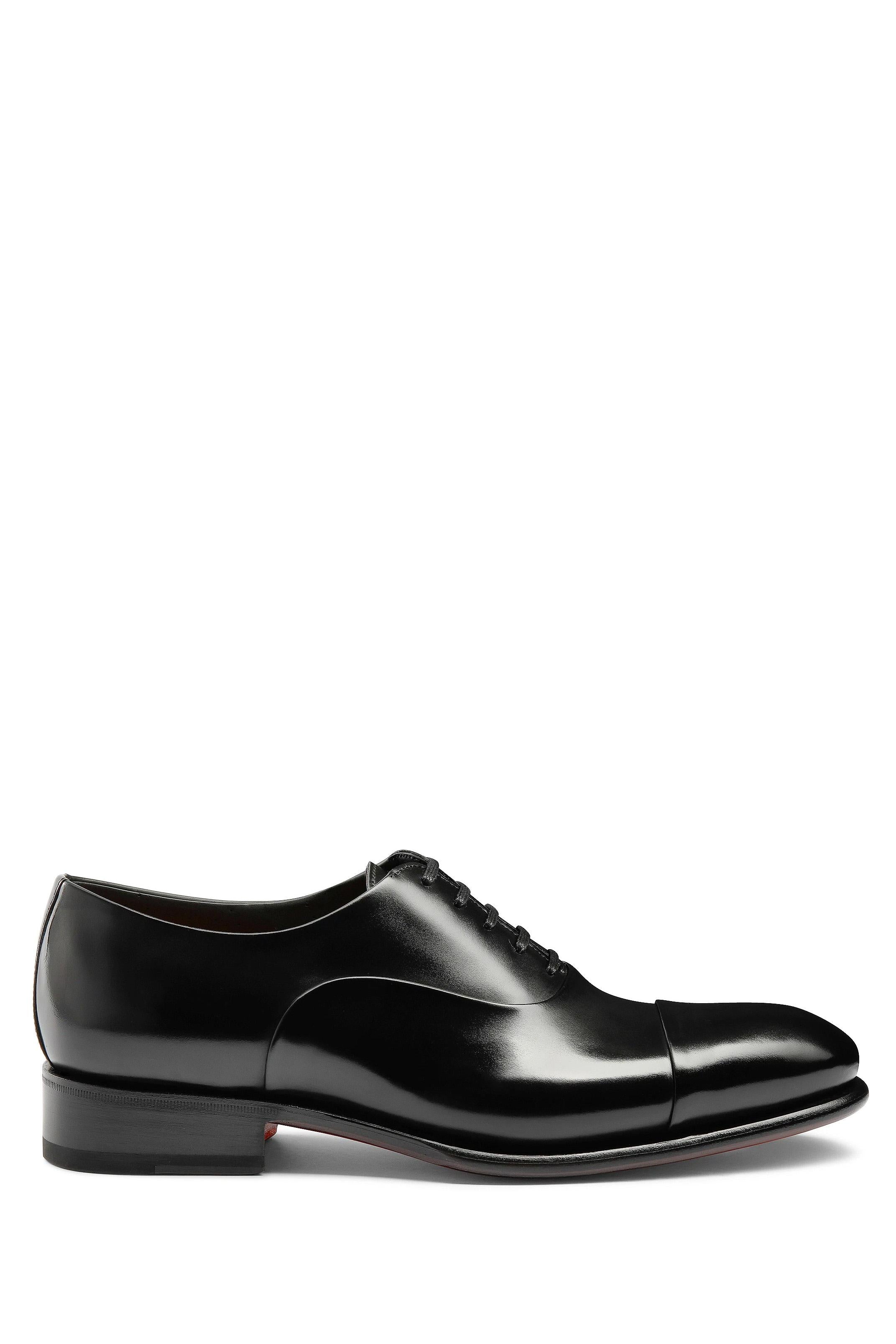 Santoni Scarpa stringata oxford in pelle anticata mod. Isaac MCCR12621MC1HVVD N01 
