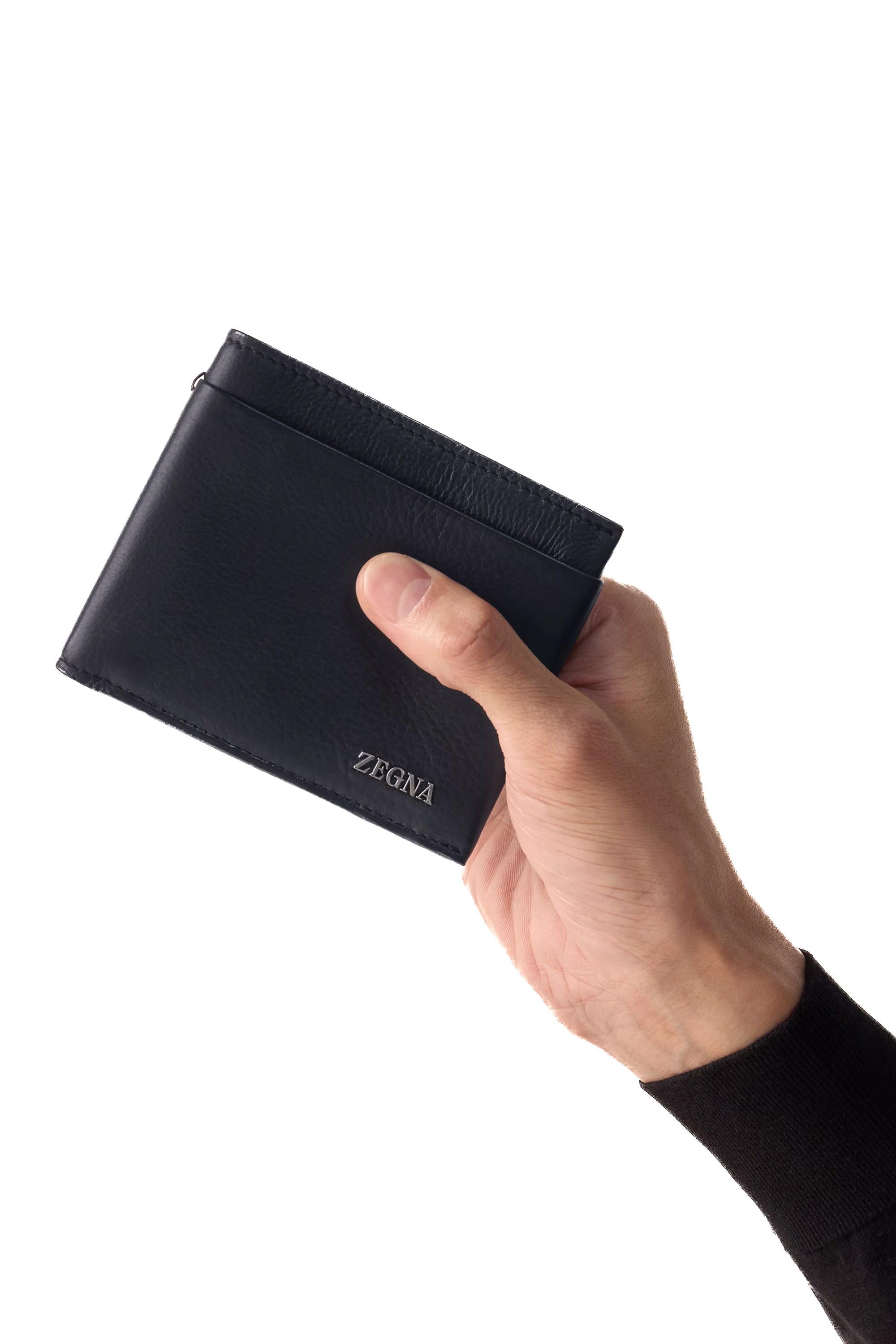 Zegna Portafogli billfold in pelle second skin LHOTO-E1940Z GLA 