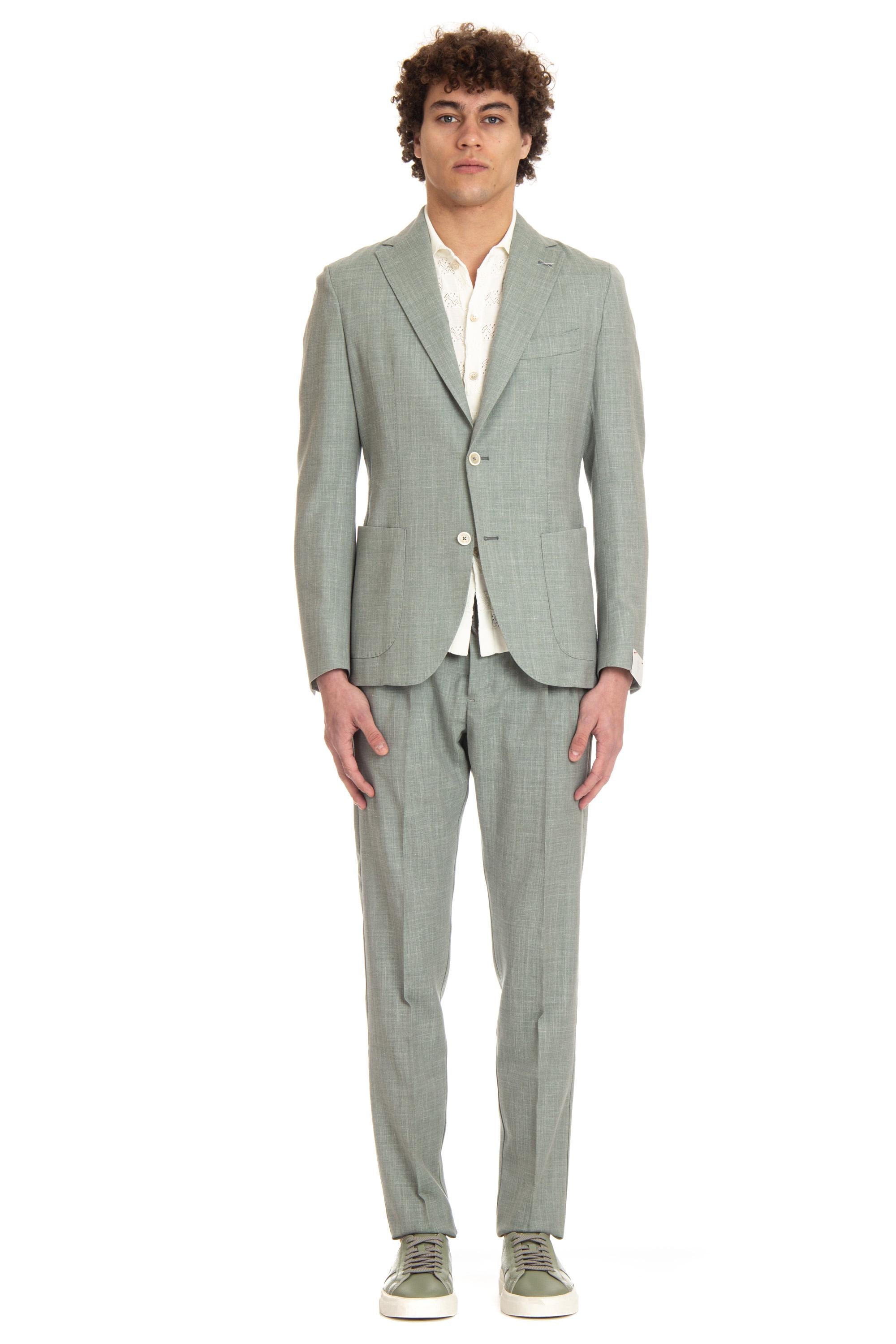 Abito sartoriale jogger in lana-lino-seta Loro Piana I75ABUC10 BT CCTES0I045 07 Eleventy 