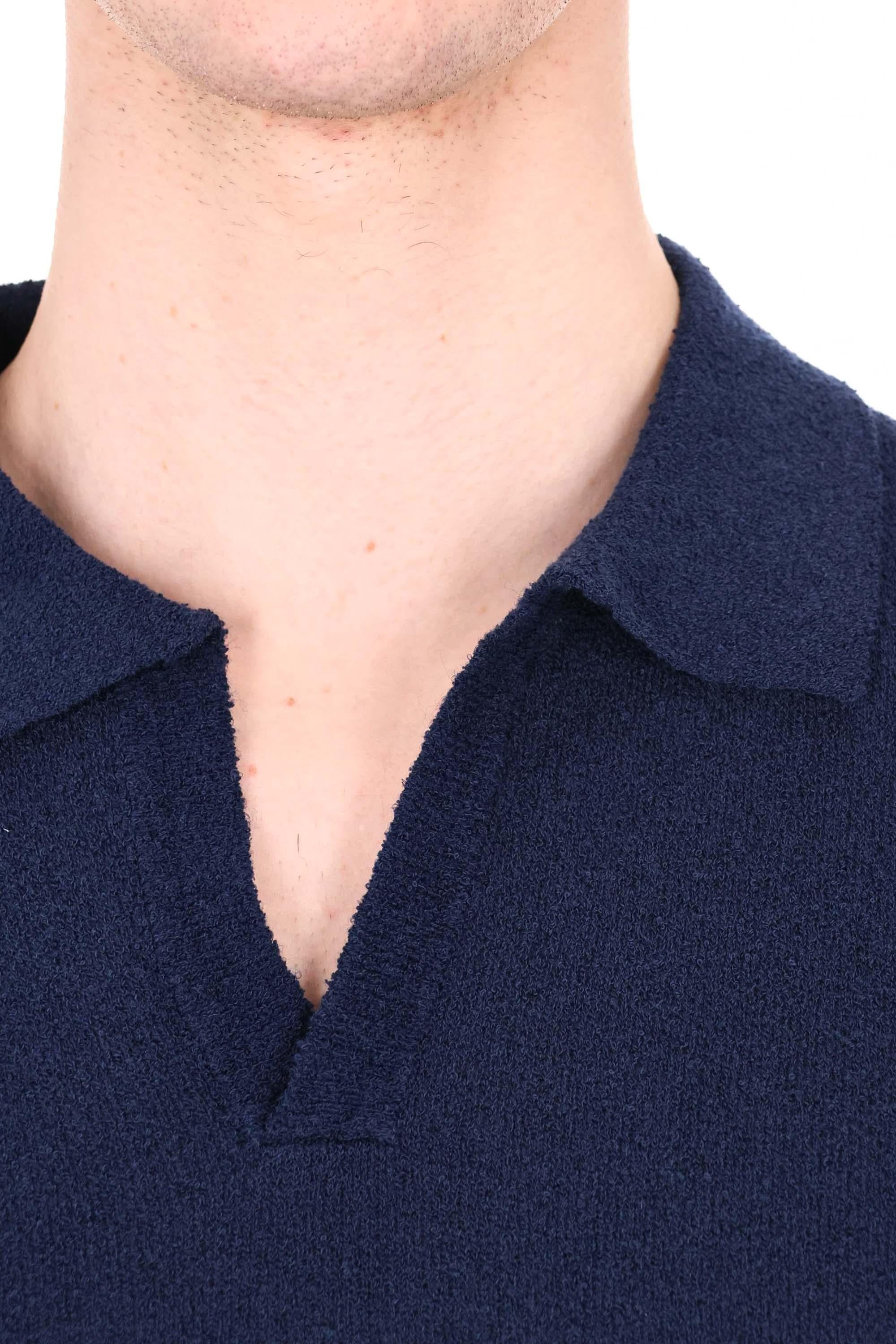 Drumohr Polo in leggera spugna di cotone D9SP146L-2 790 