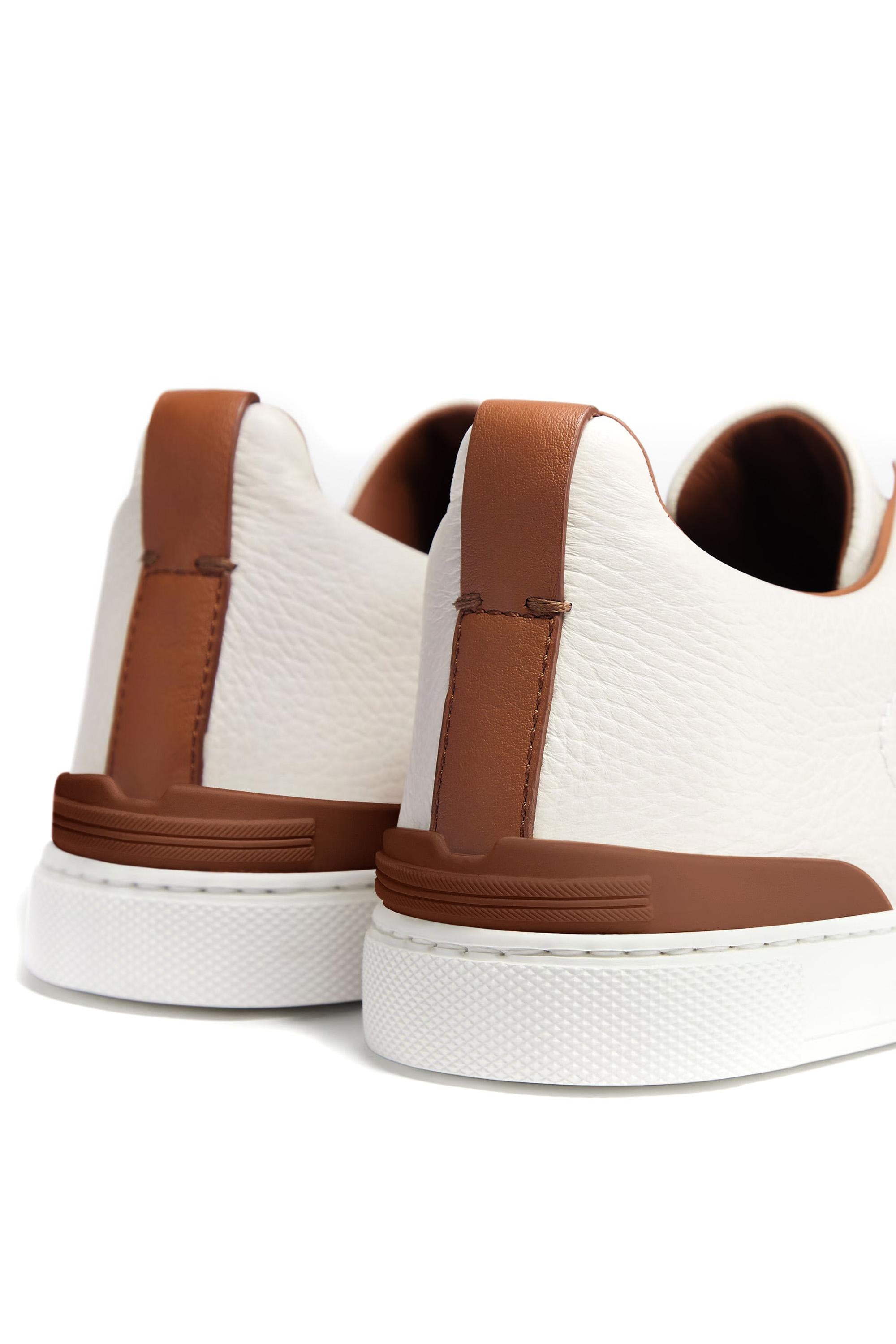 Zegna Sneaker Triple Stitch in cervo LHCVO.S4667Z SPA 