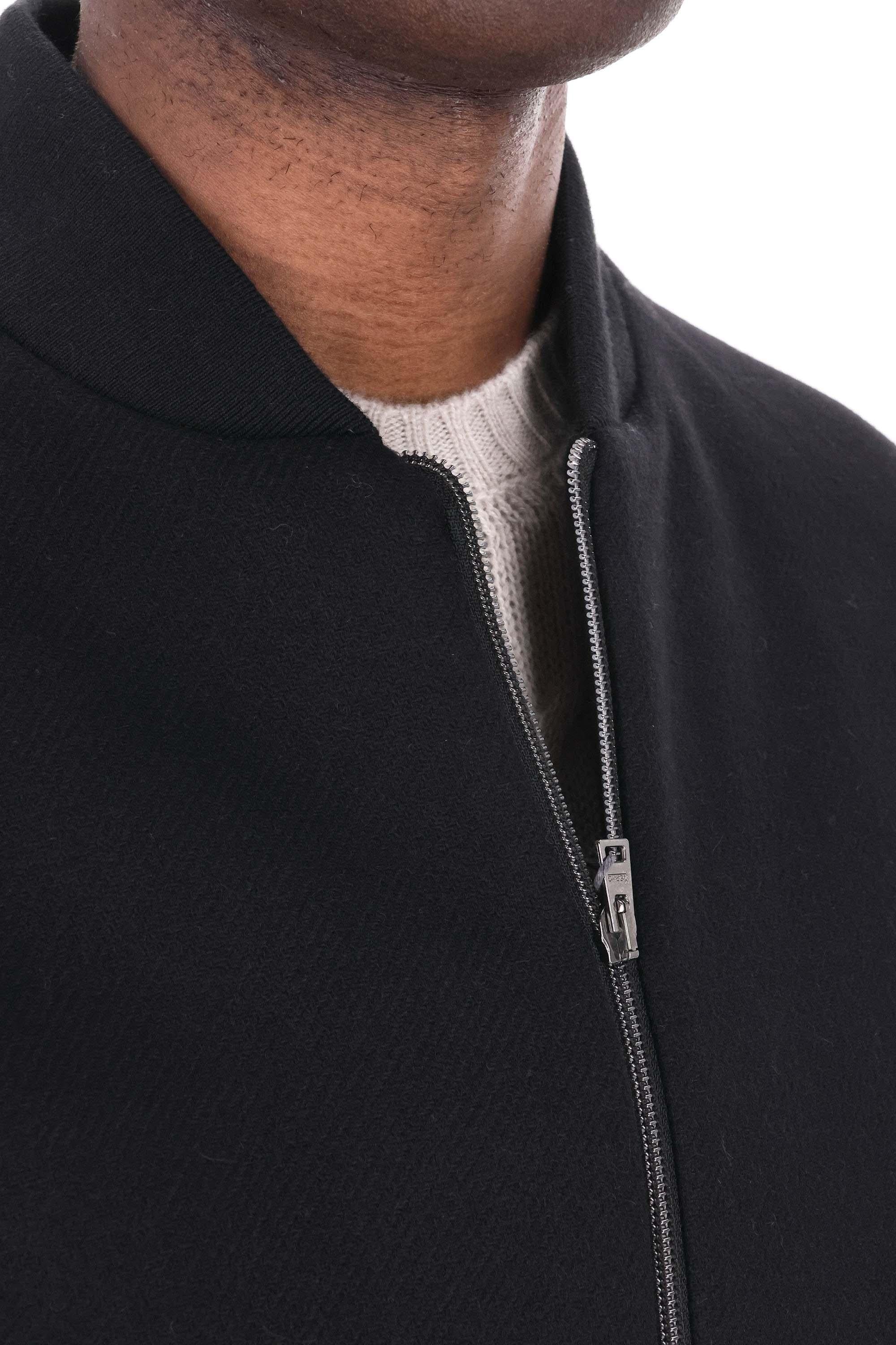 Bomber collo baseball in lana diagonale GI000560U-33432R 9300 Herno 