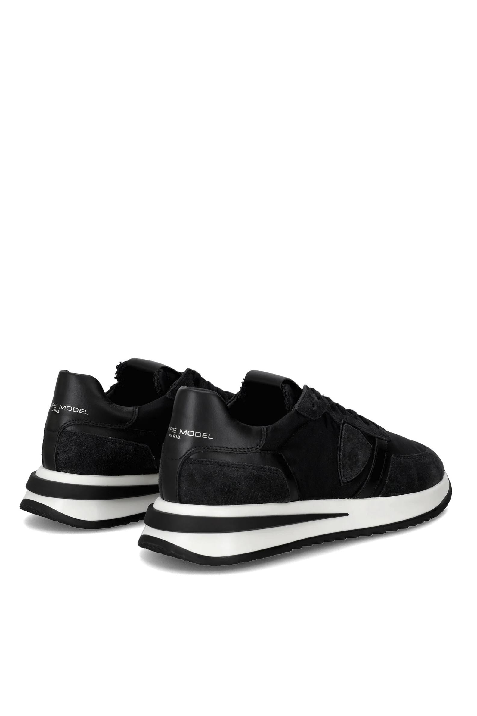 Philippe Model Sneaker Tropez 2.1 in camoscio e nylon full black TYLU.TROPEZ/2 W002 