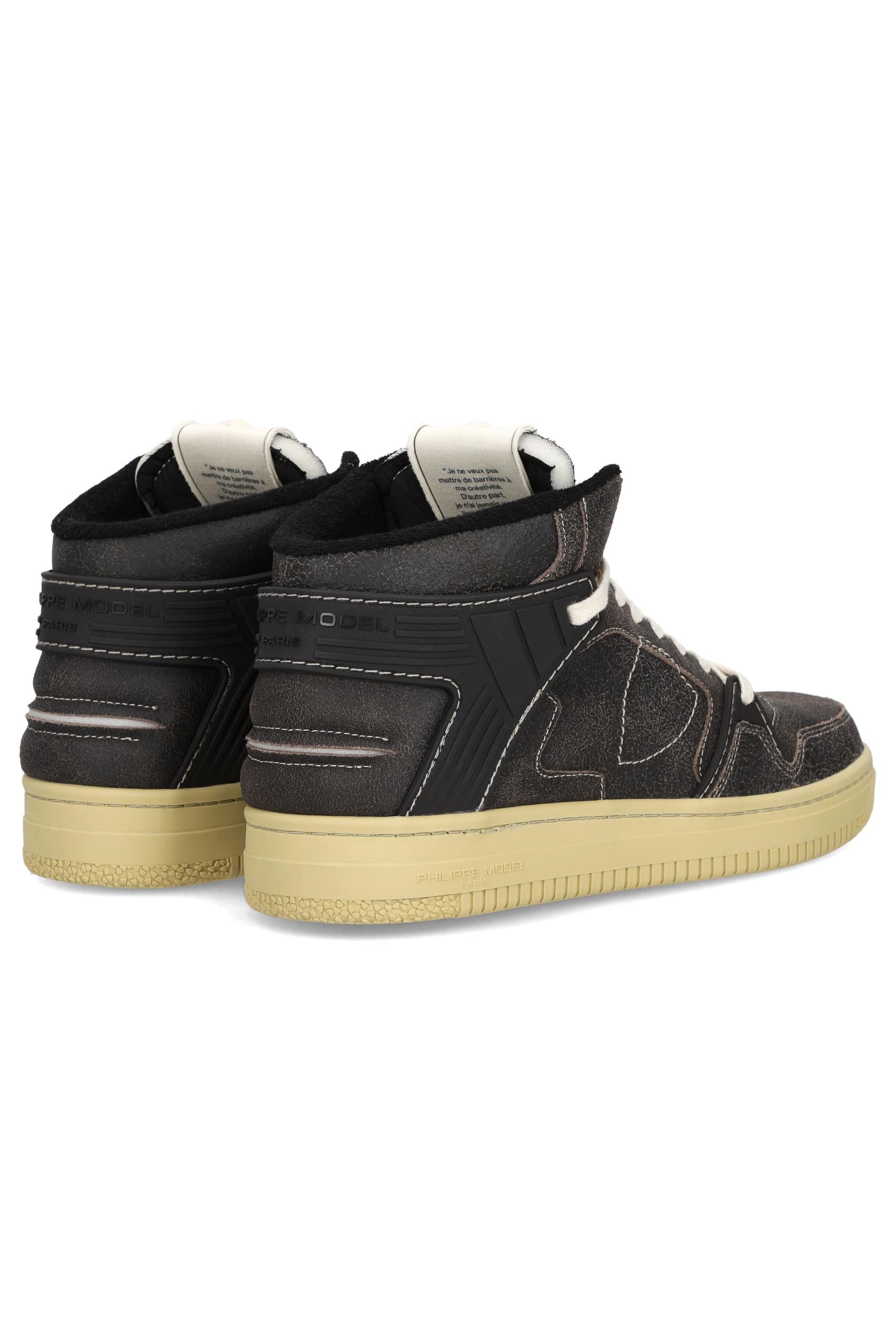 Sneaker mid in pelle mod. La Grande LGMU LA GRANDE/2 CR02 Philippe Model 