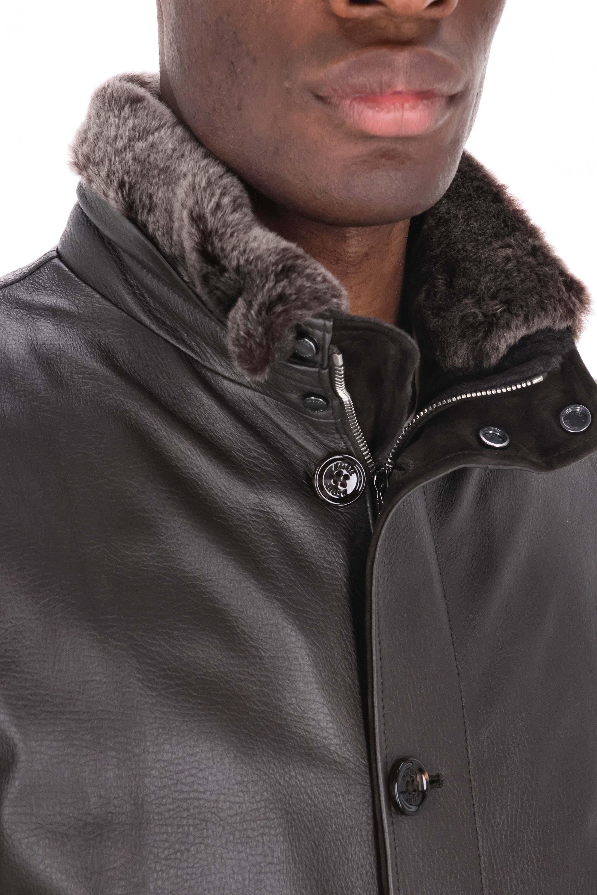 Giubbotto bomber in pelle di capra mod. Cleros-P1 CLEROS-P1 U0202 Moorer 