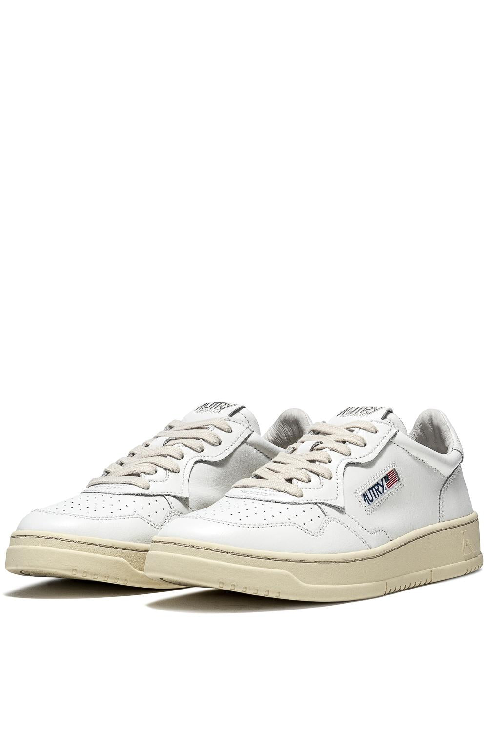Autry Sneaker medalist in pelle talloncino bianco AULM - LL15 LL15 
