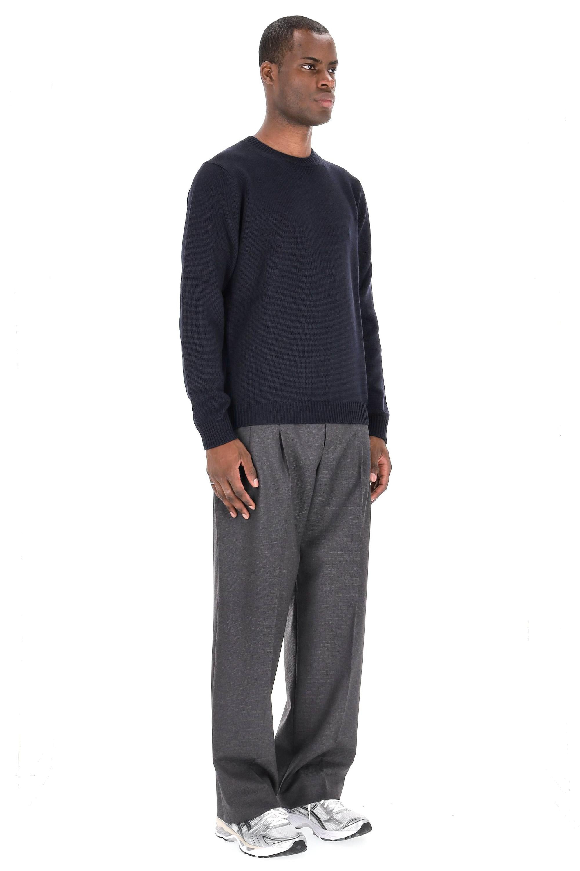 Maglia girocollo in lana merino 3M02001 M0210 Roberto Collina 