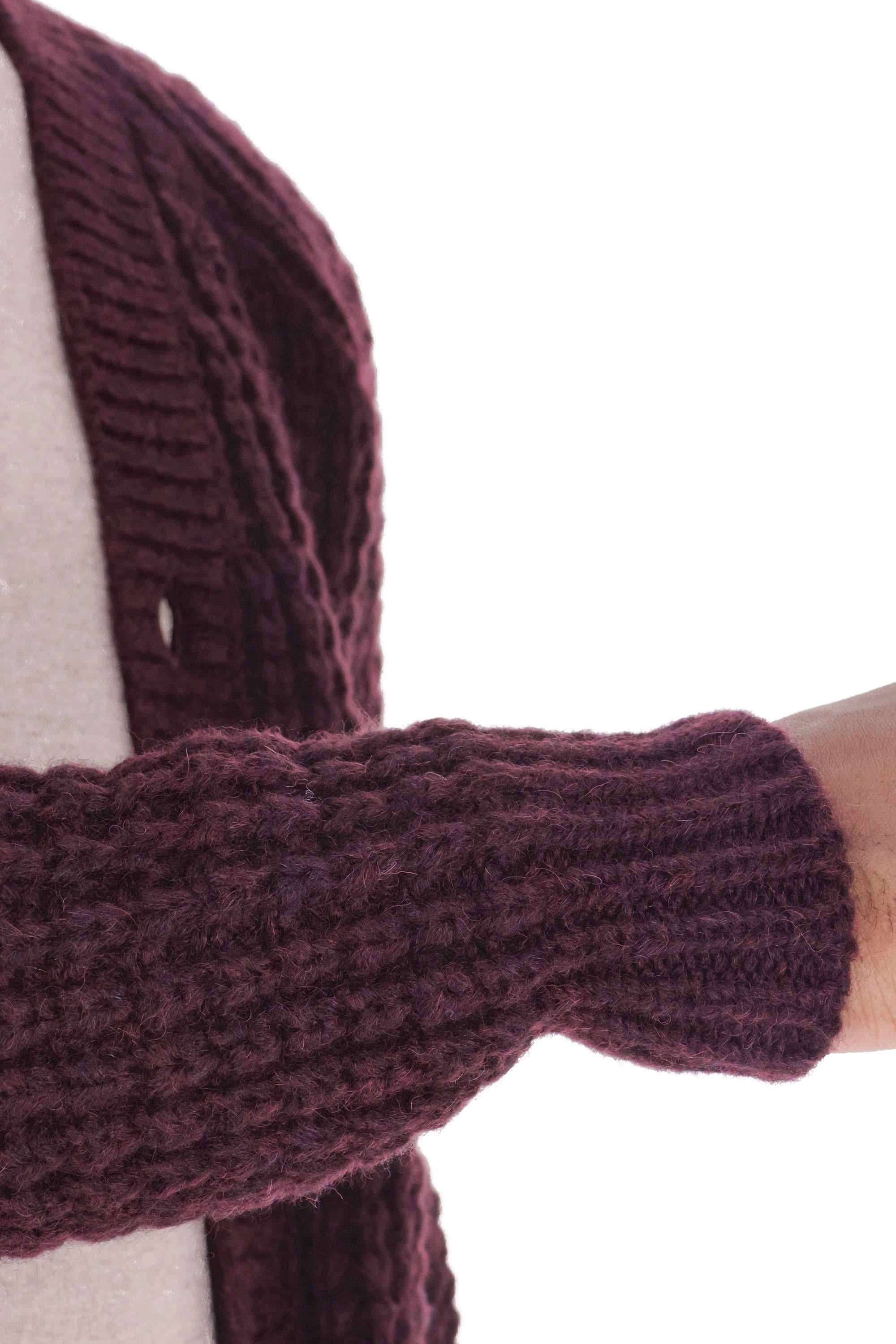 Maglia cardigan in misto alpaca 3M42110 M4236 Roberto Collina 