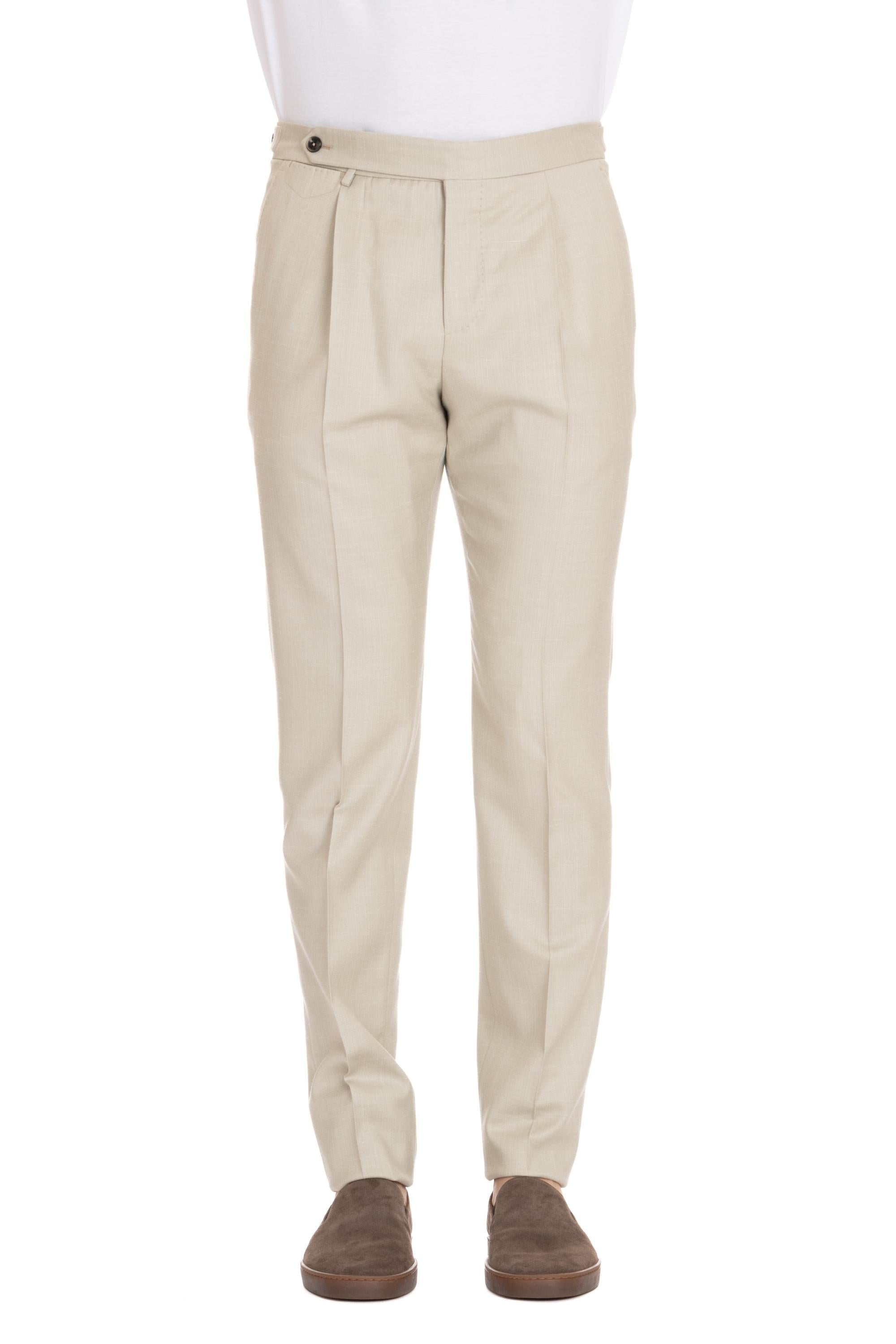 Pantalone in lana-seta-lino Gentleman fit GFG1ZK0CL1 ZI58 0060 PT Torino 