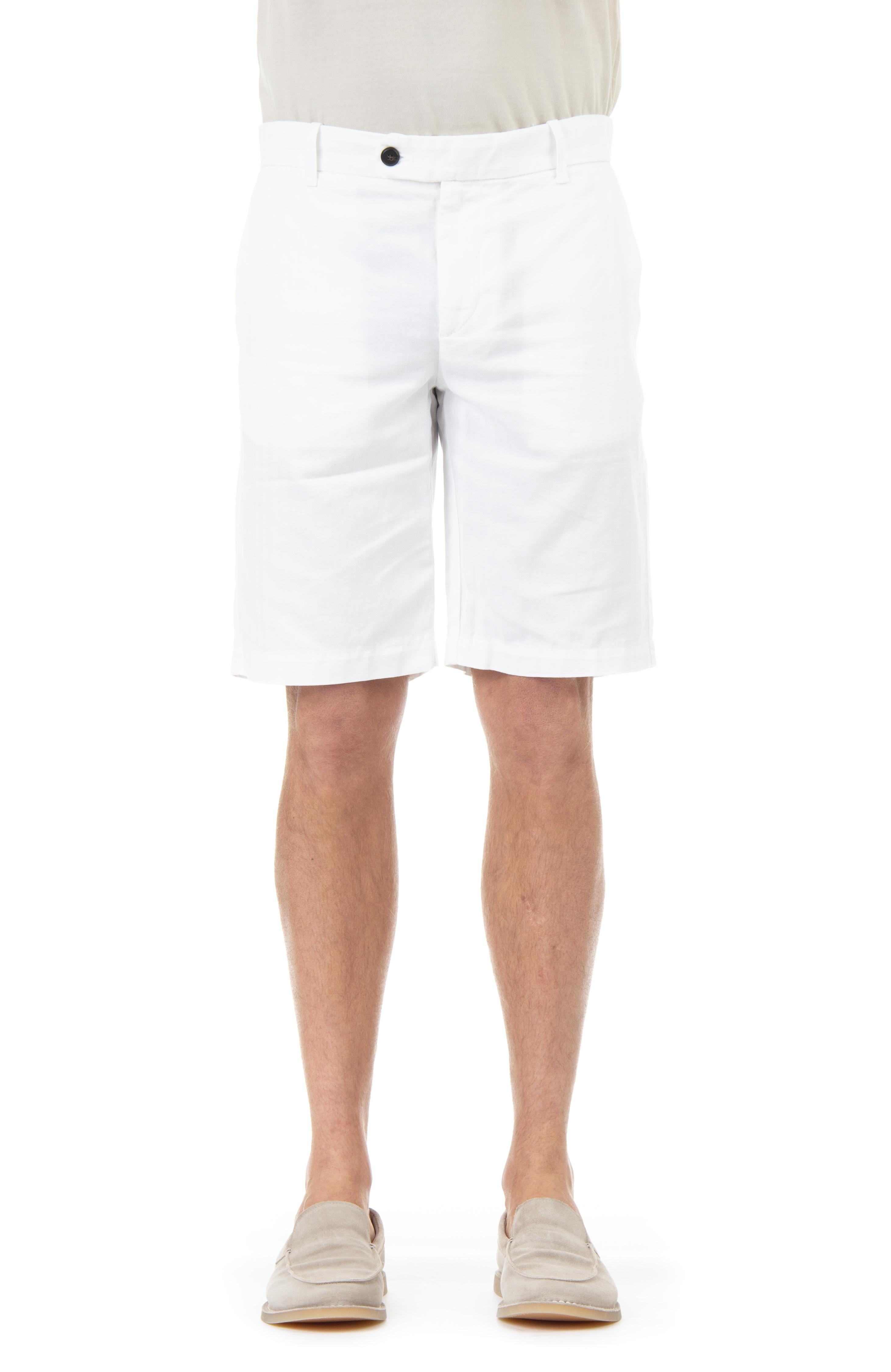 Eleventy Bermuda chino in cotone-lino G70BERC05 TET0G003 01 