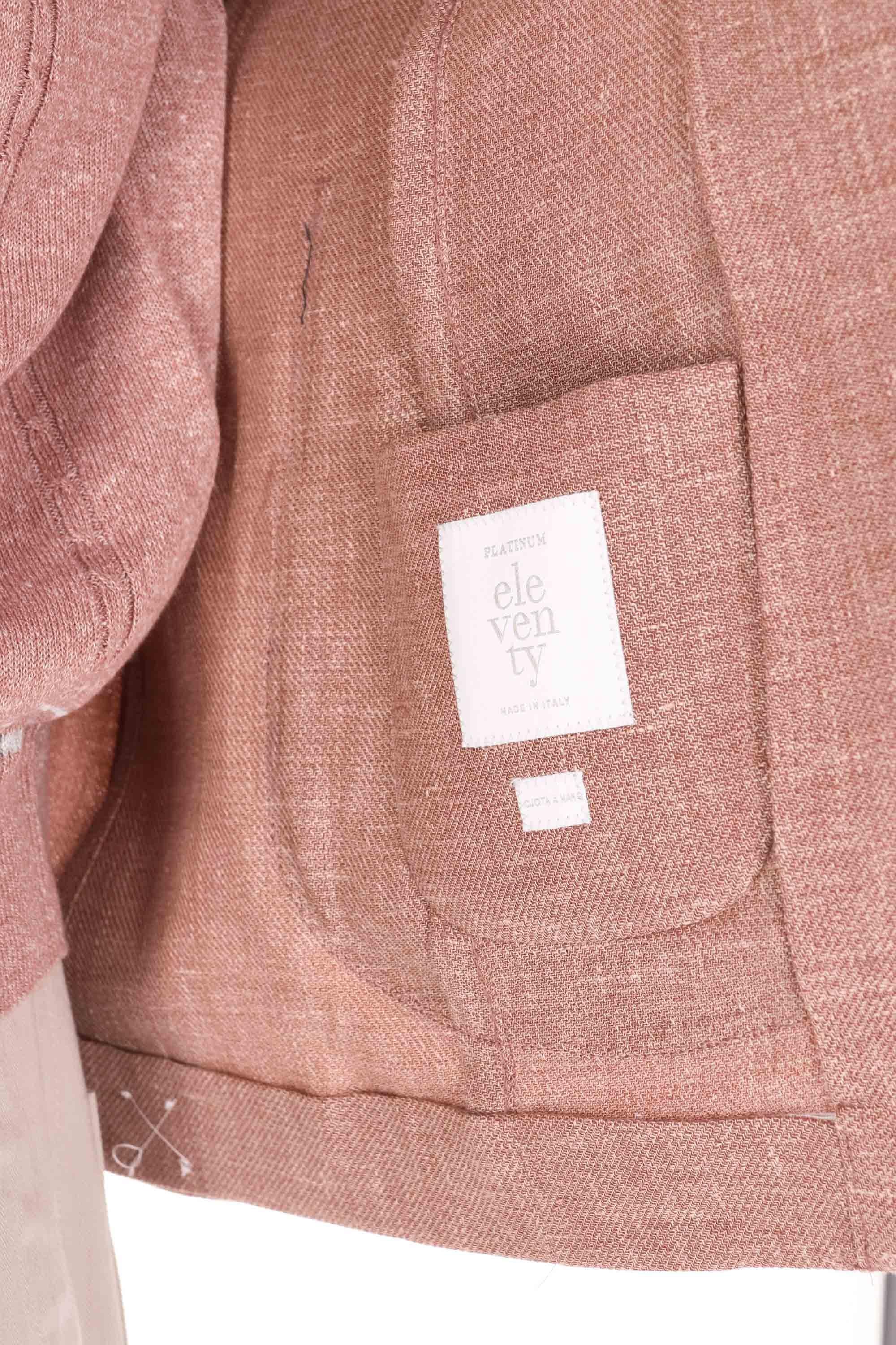 Eleventy Giacca in lino-lana-seta Zegna cross-ply M75GIAC12 TES0K024 99 