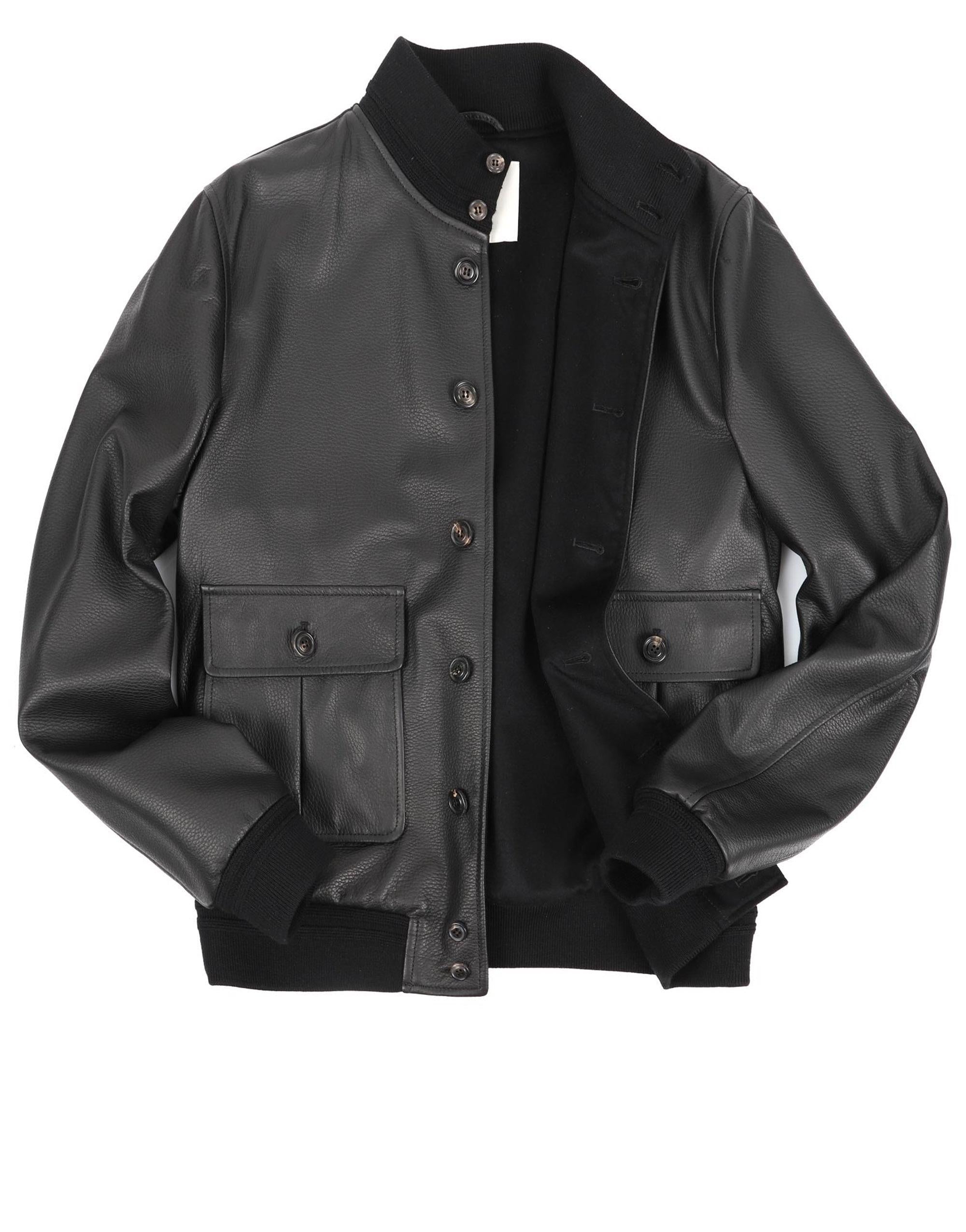 Giubbotto valstar in pelle di cervo 407A.F181-2 NERO Valstar 