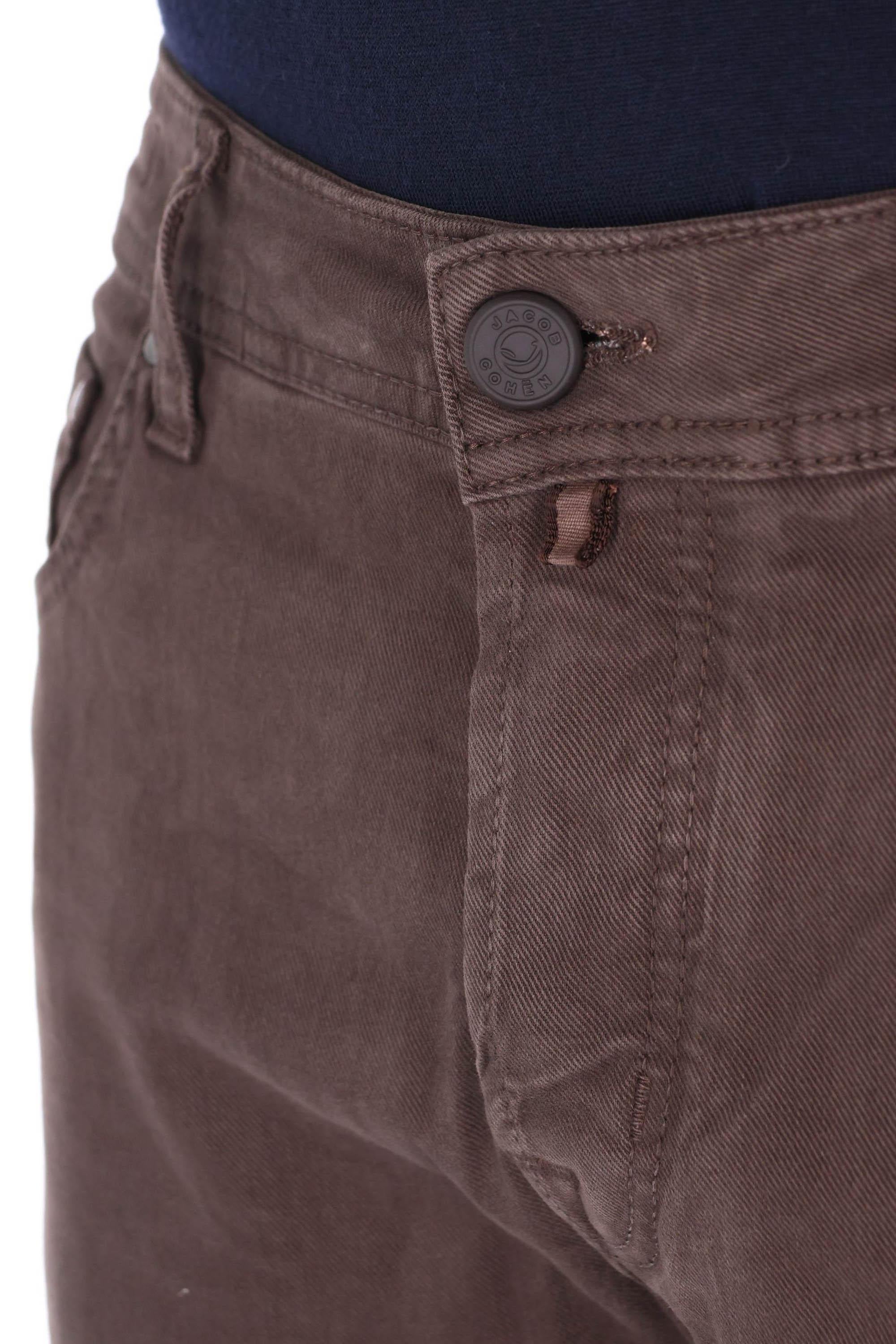Jacob Cohen 5 tasche color in cotone mano pesca Scott fit JUM_QE007-036-S4216/2 F44 
