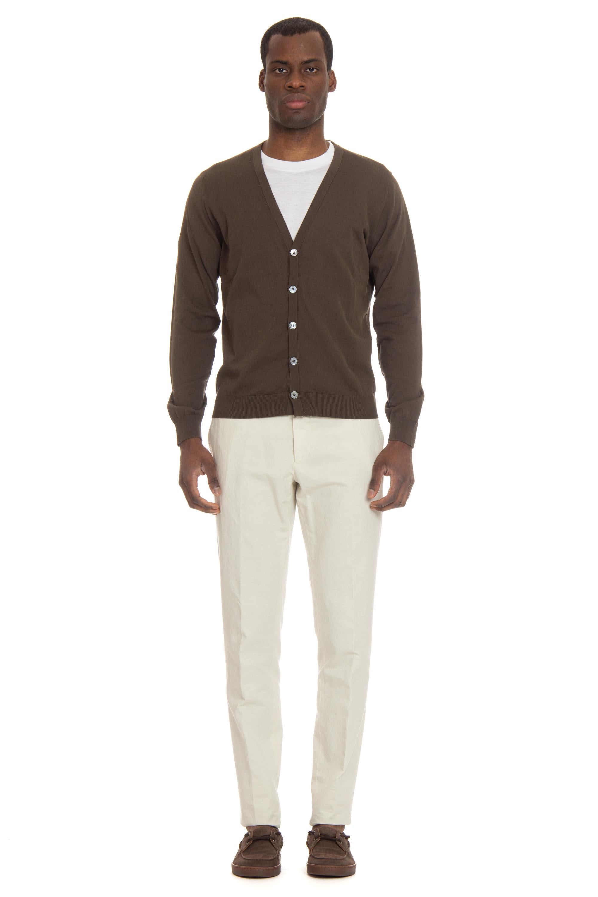 Cardigan in fine cotone D0GN109/2 576 Drumohr 