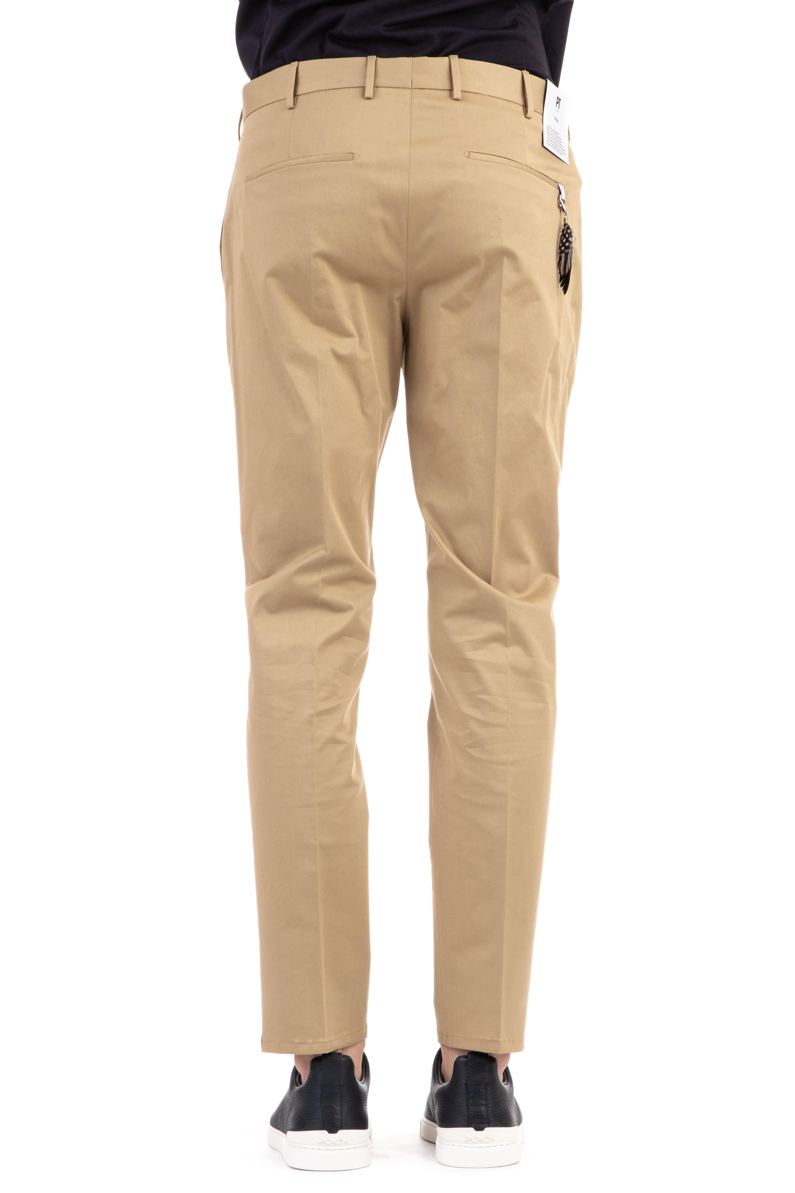 PT Torino Pantalone in cotone comfort fit dieci ASX0Z00FWD MP27 0035 