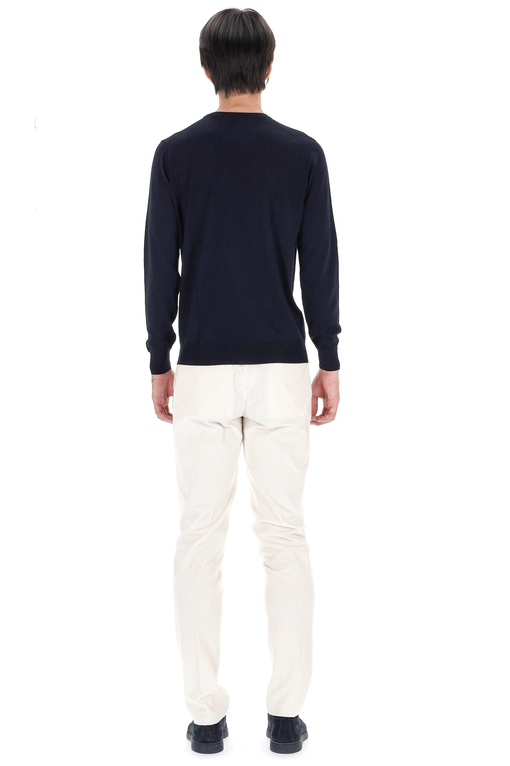 Maglia girocollo in lana Super 140's D0D103L-3 790 Drumohr 