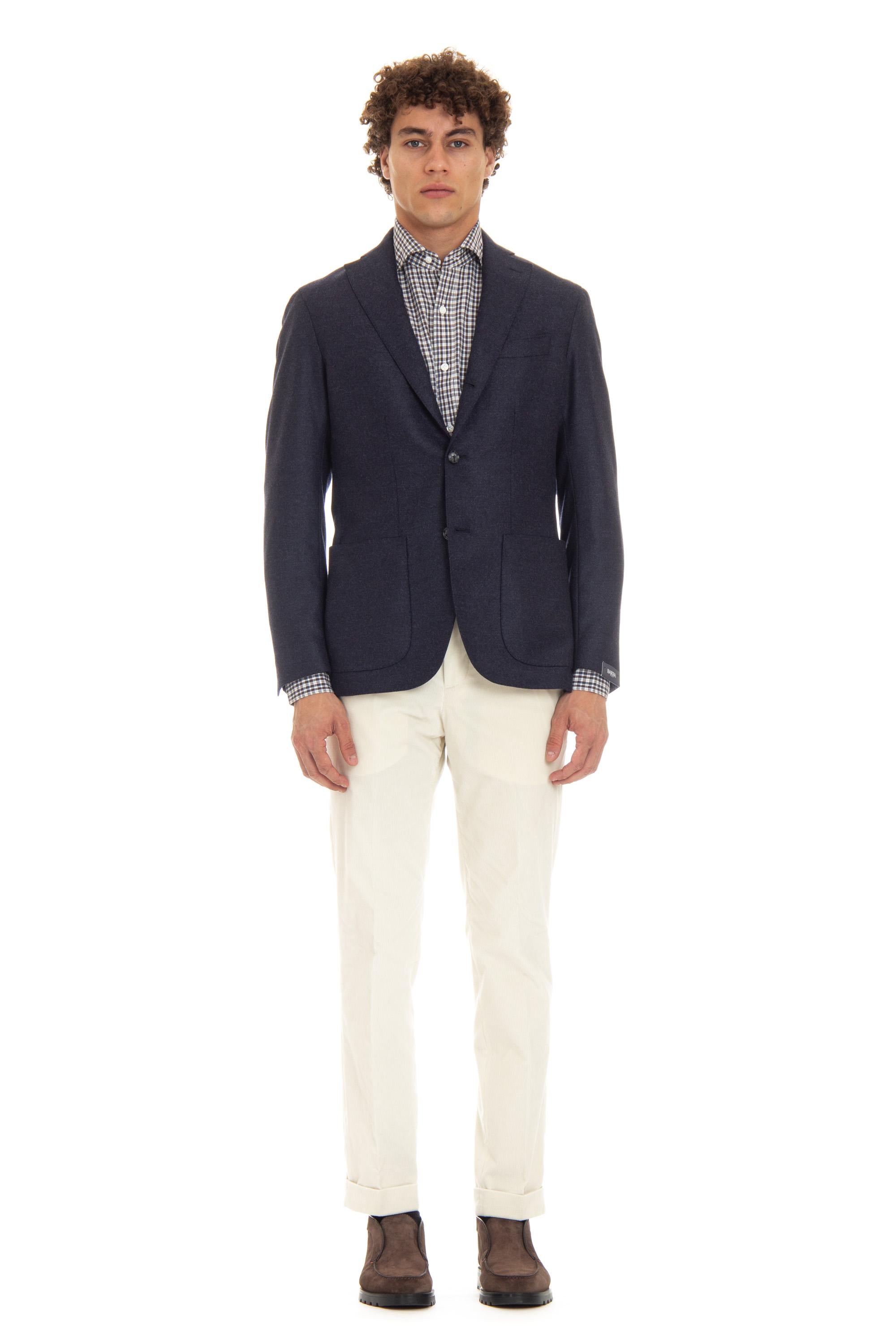 Barba Giacca sartoriale in lana-cashmere JJ 43062 0007 