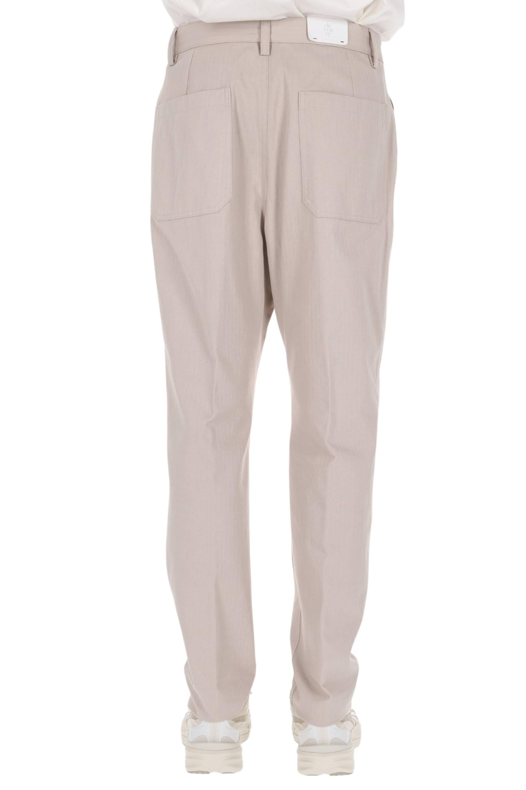 Eleventy Pantalone fatigue a resca in puro cotone M75PANM12 TES0M140 02 