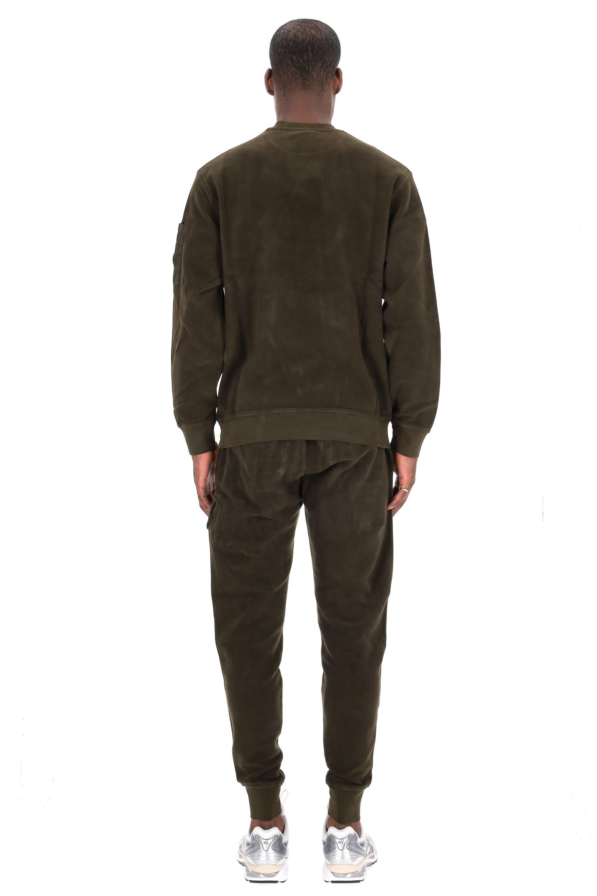 Felpa girocollo in cotone brushed MSS249A00-6614G 683 CP Company 