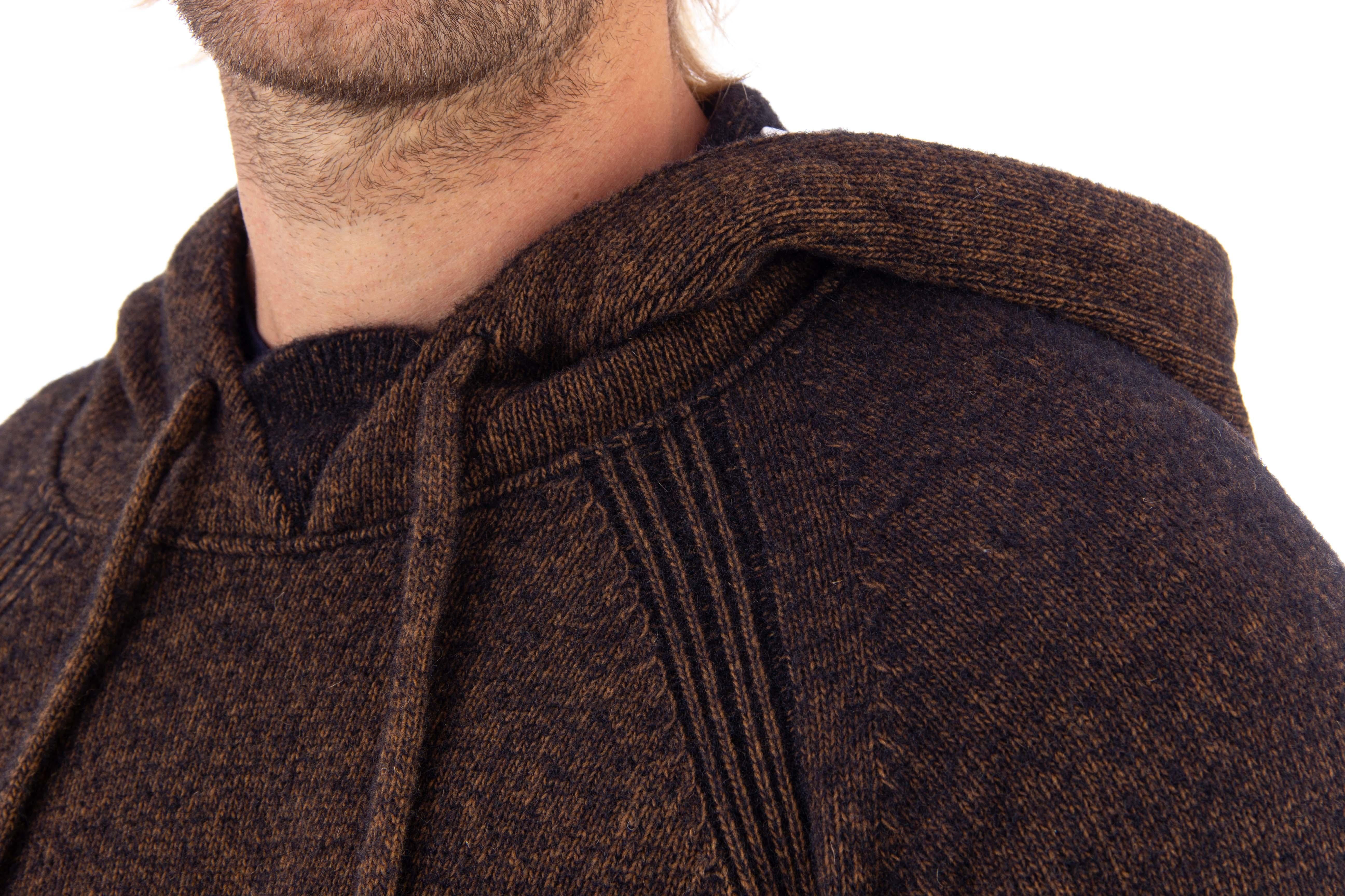 CP Company Felpa con cappuccio in lana 13CMKN198A 006170A 344 