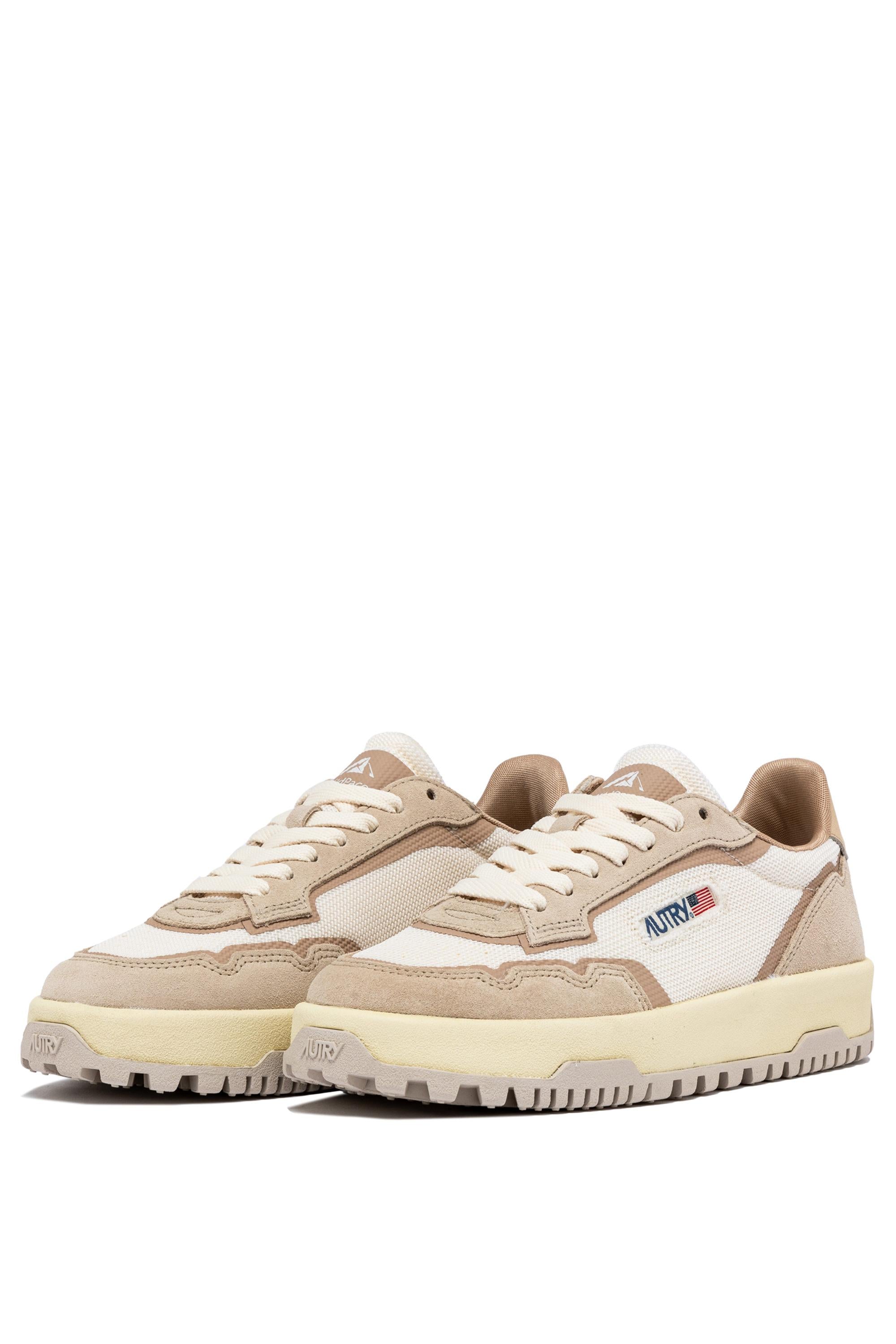 Autry Sneakers donna WildPace in camoscio e cordura LDLW AK03 WHIS/SAND 