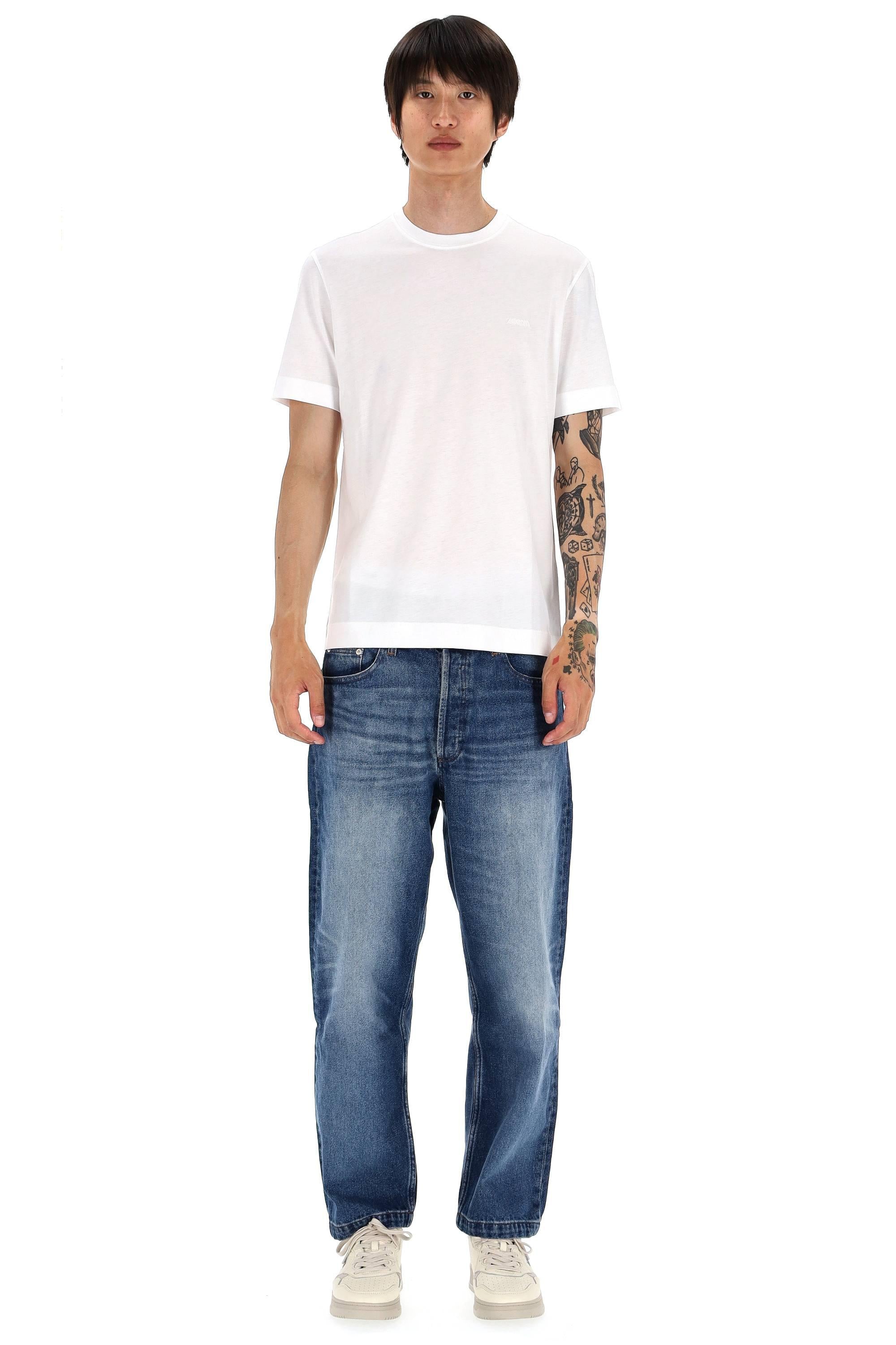 T-shirt in cotone UF360A9 F765 N00 Zegna 
