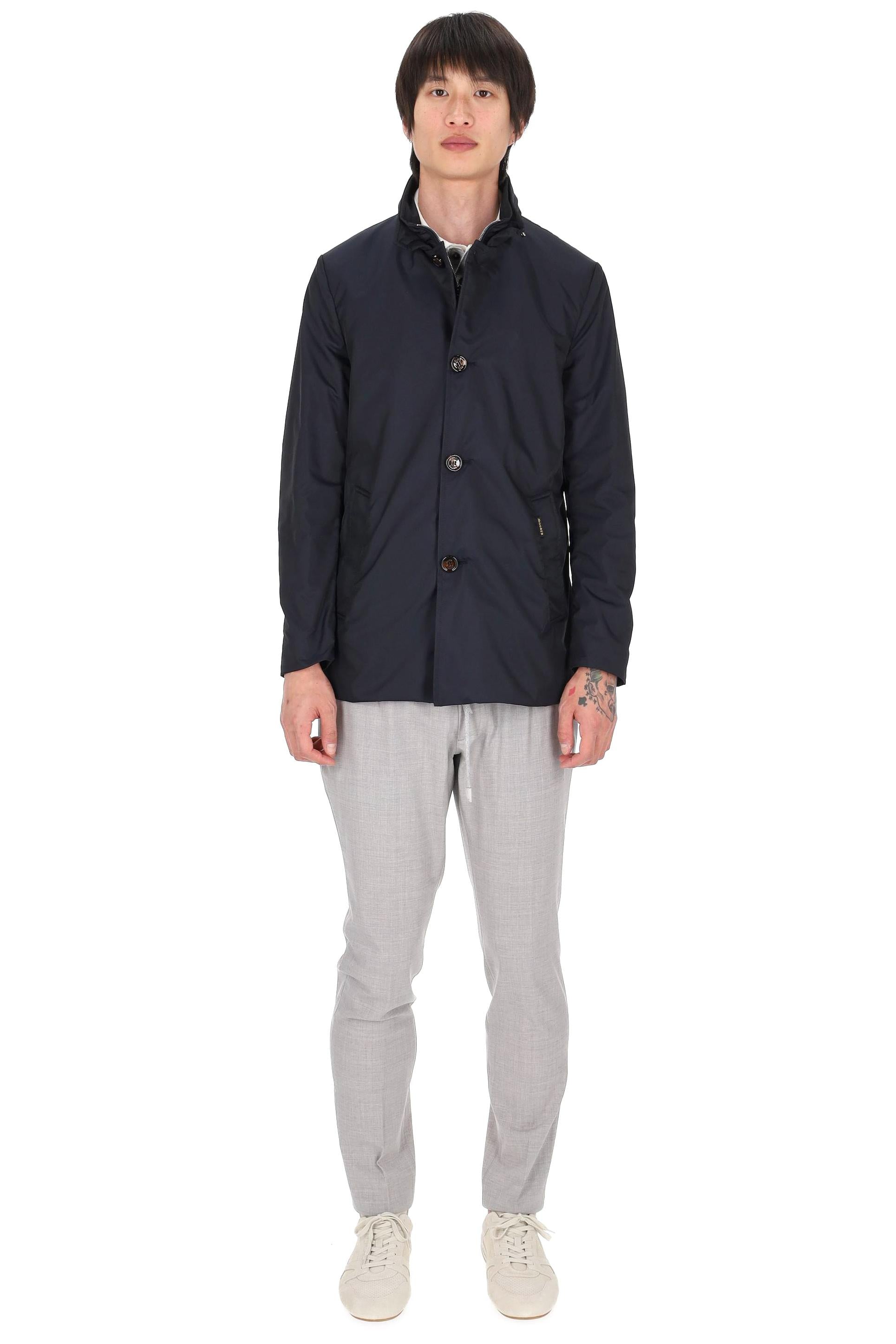 Moorer Soprabito in nylon 2 ombrelli mod. Borromini-Wk BORROMINI-WK BLU 