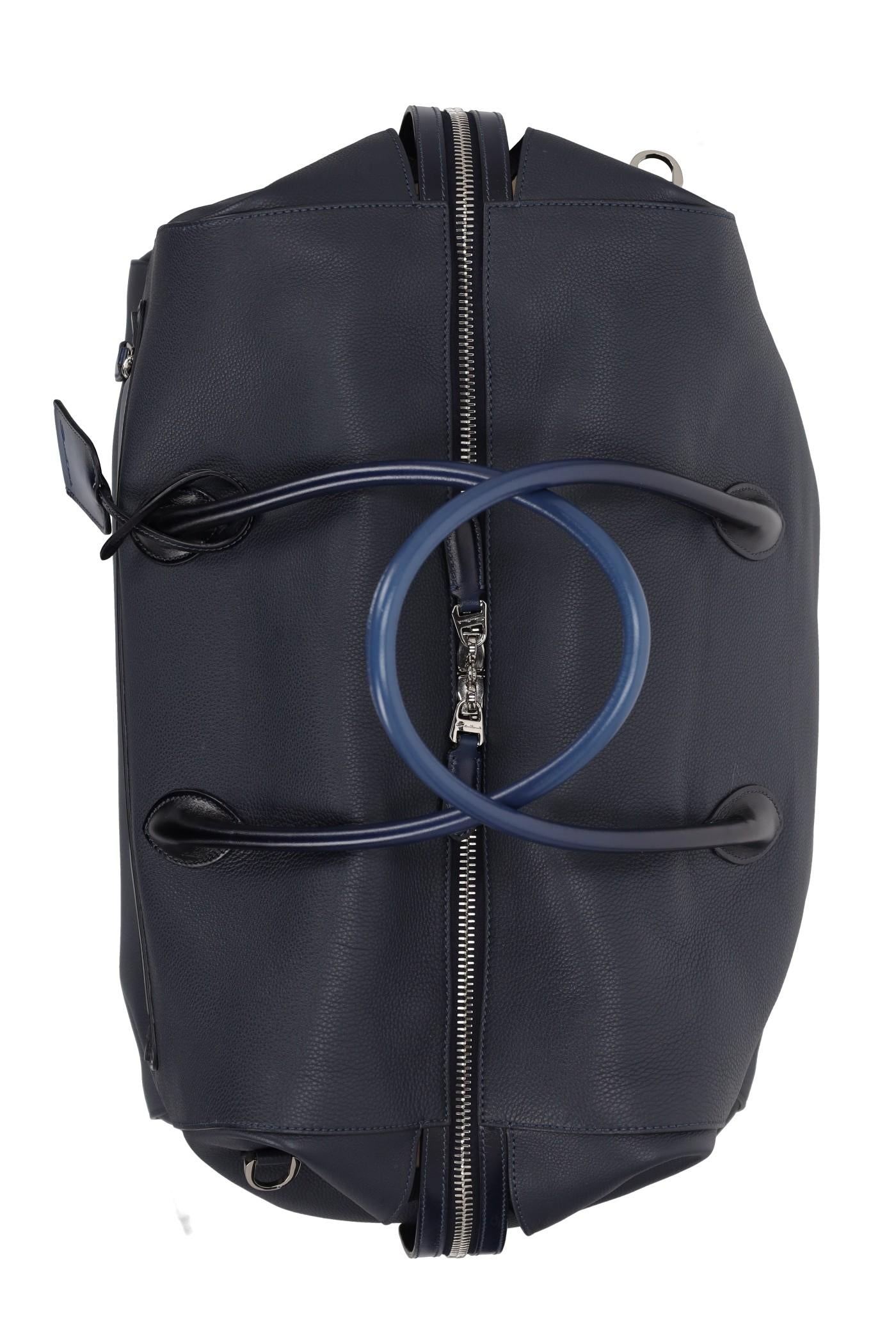 Santoni Borsa da viaggio in pelle UIBBA2646BS/2 U55 