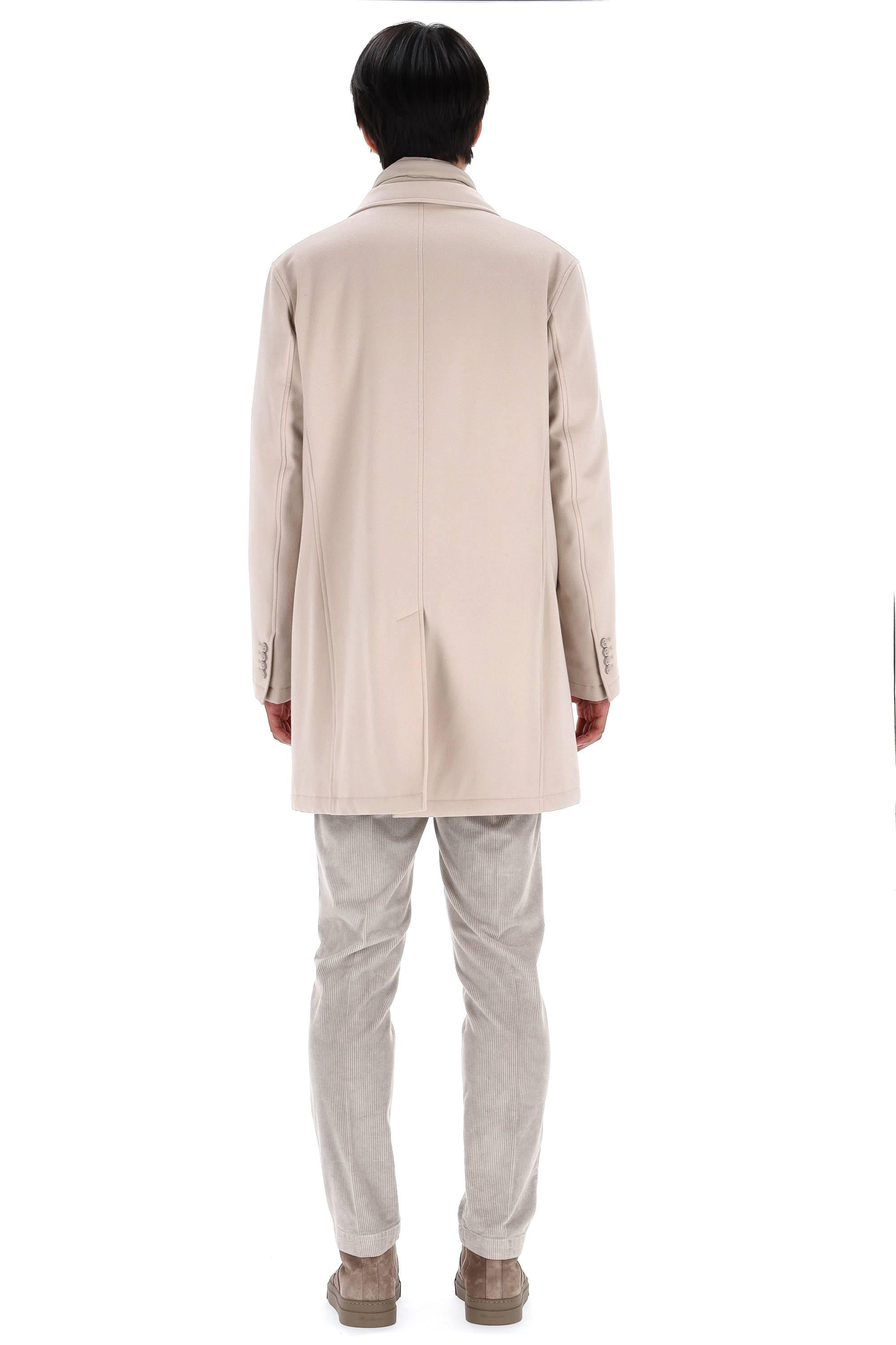 Cappotto in lana vergine imbottito CA000196U 1985 Herno 