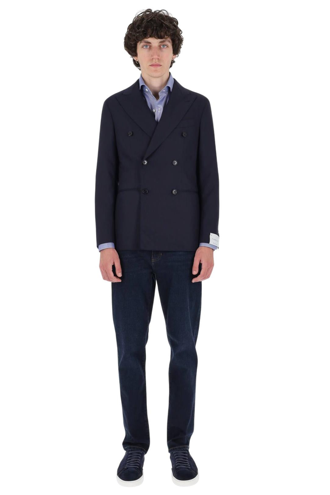 Caruso Giacca doppiopetto in fresco lana mod. Aida ASM2JD611Z PE0G06 0120 
