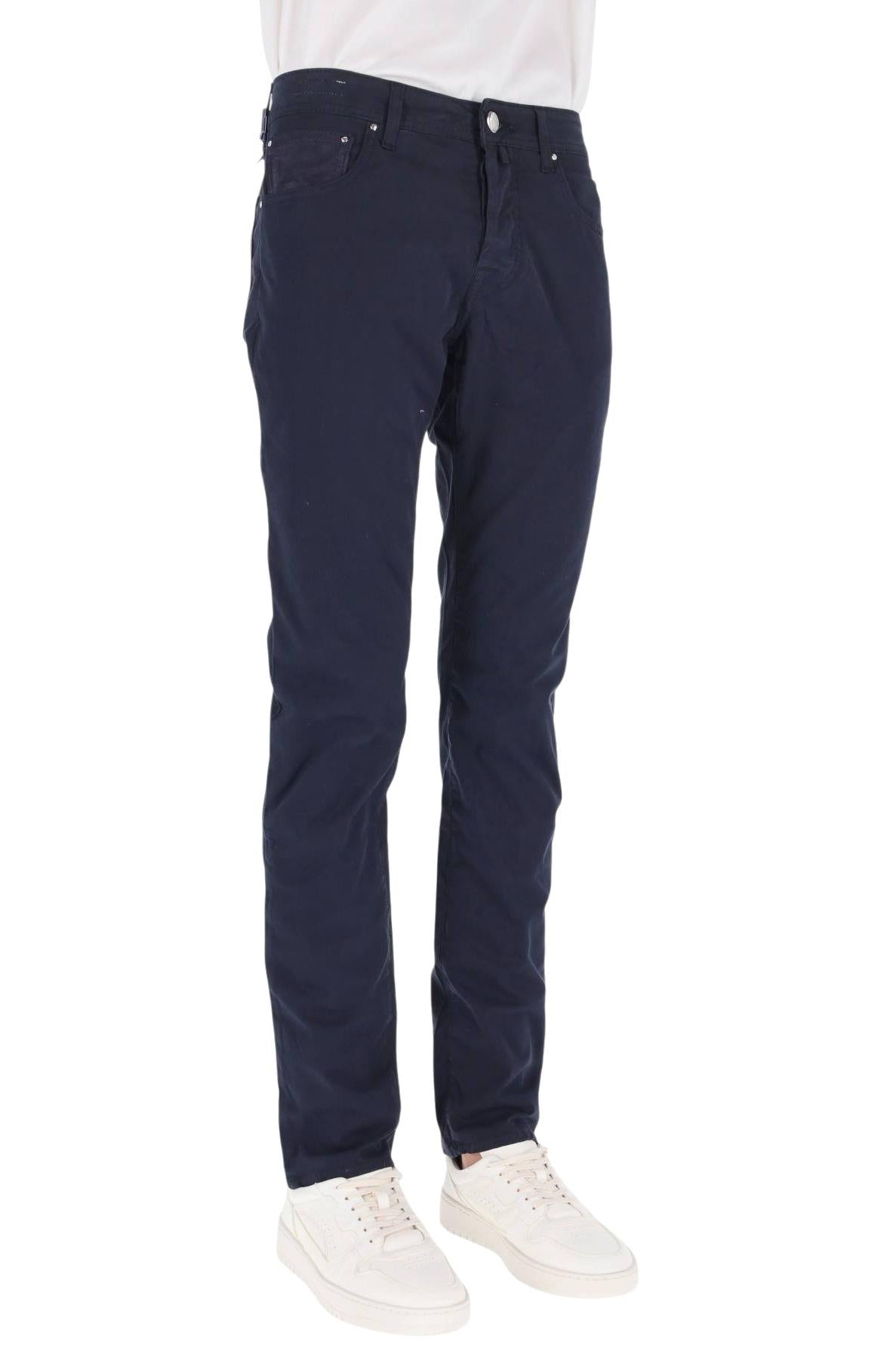 Jacob Cohen 5 tasche color in cotone special con dettagli in alcantara Bard fit QM004-036-S2544 BARD Y99 