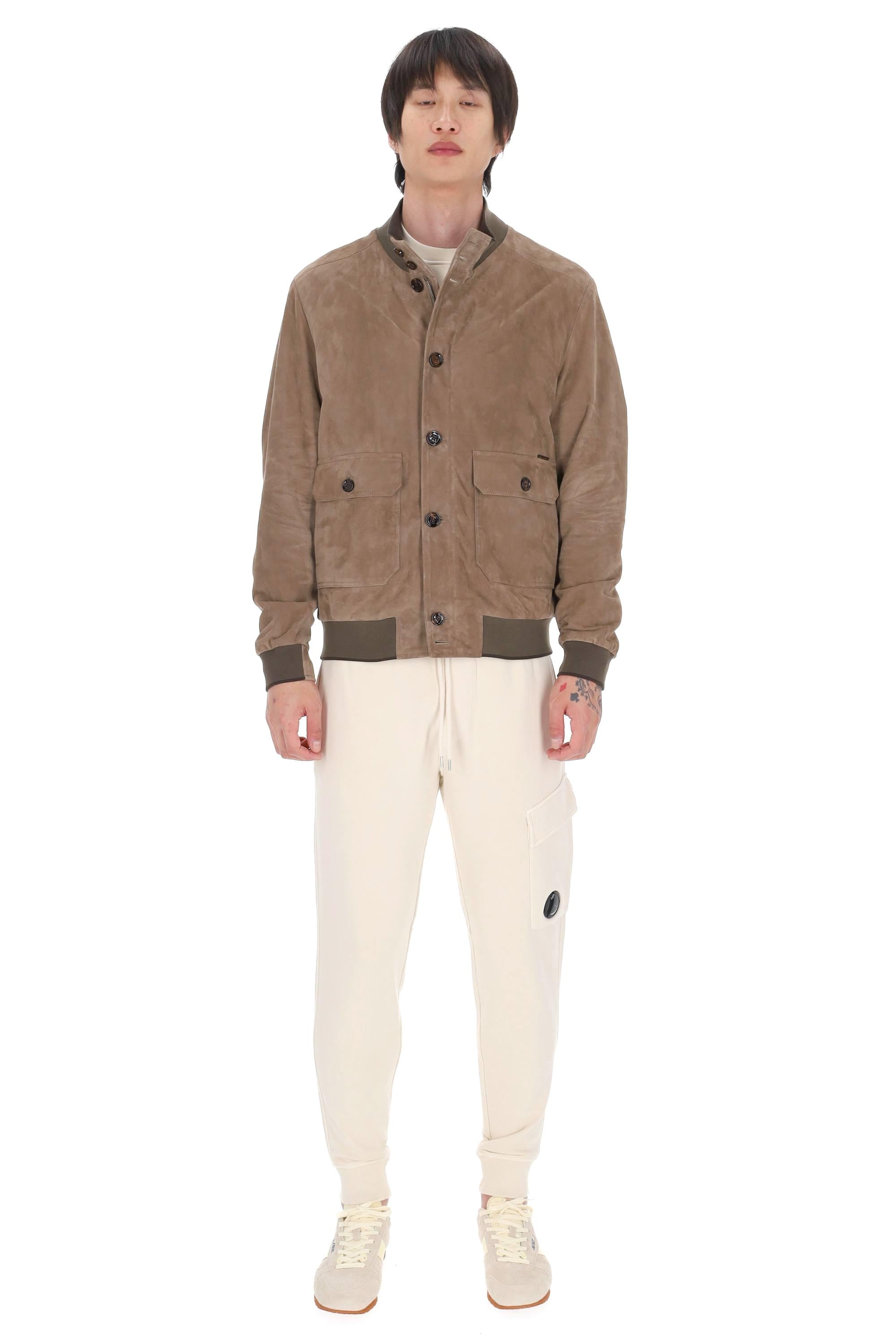 Moorer Giubbino in camoscio supersoft mod. Carlos-Ur CARLOS-UR VISONE 