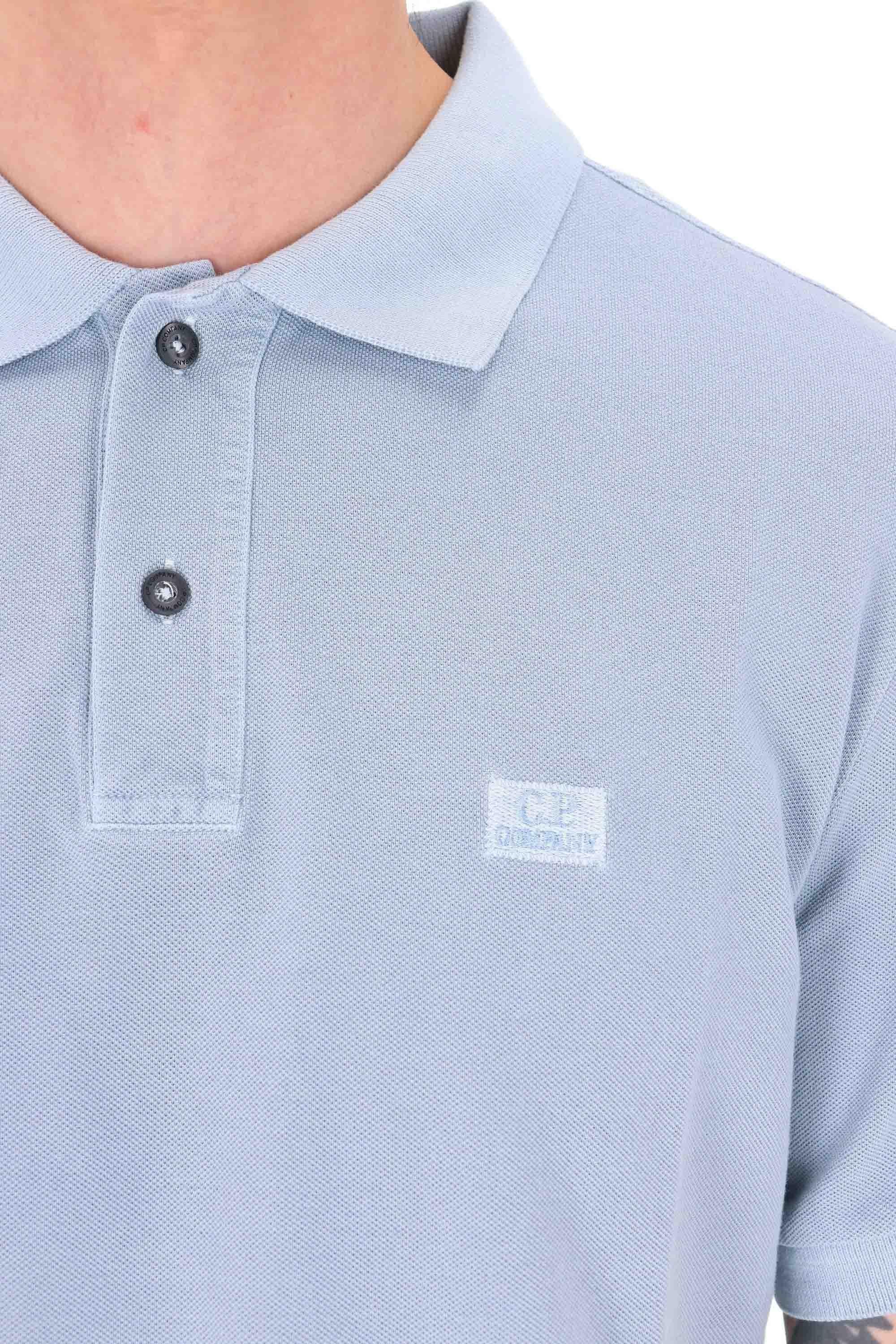 CP Company Polo in piquet di cotone 24/1 MPL176A00 5527S 809 