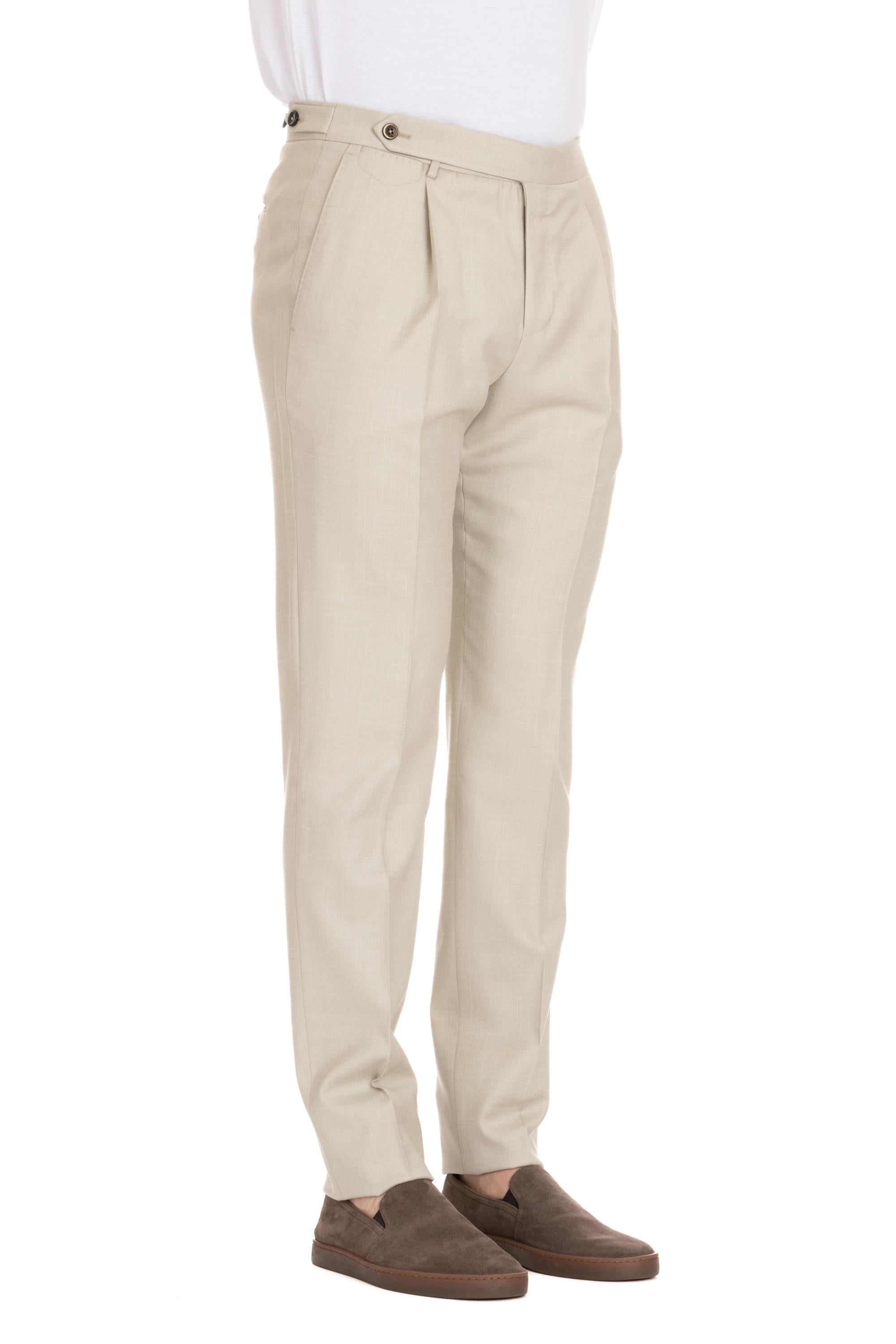 Pantalone in lana-seta-lino Gentleman fit GFG1ZK0CL1 ZI58 0060 PT Torino 