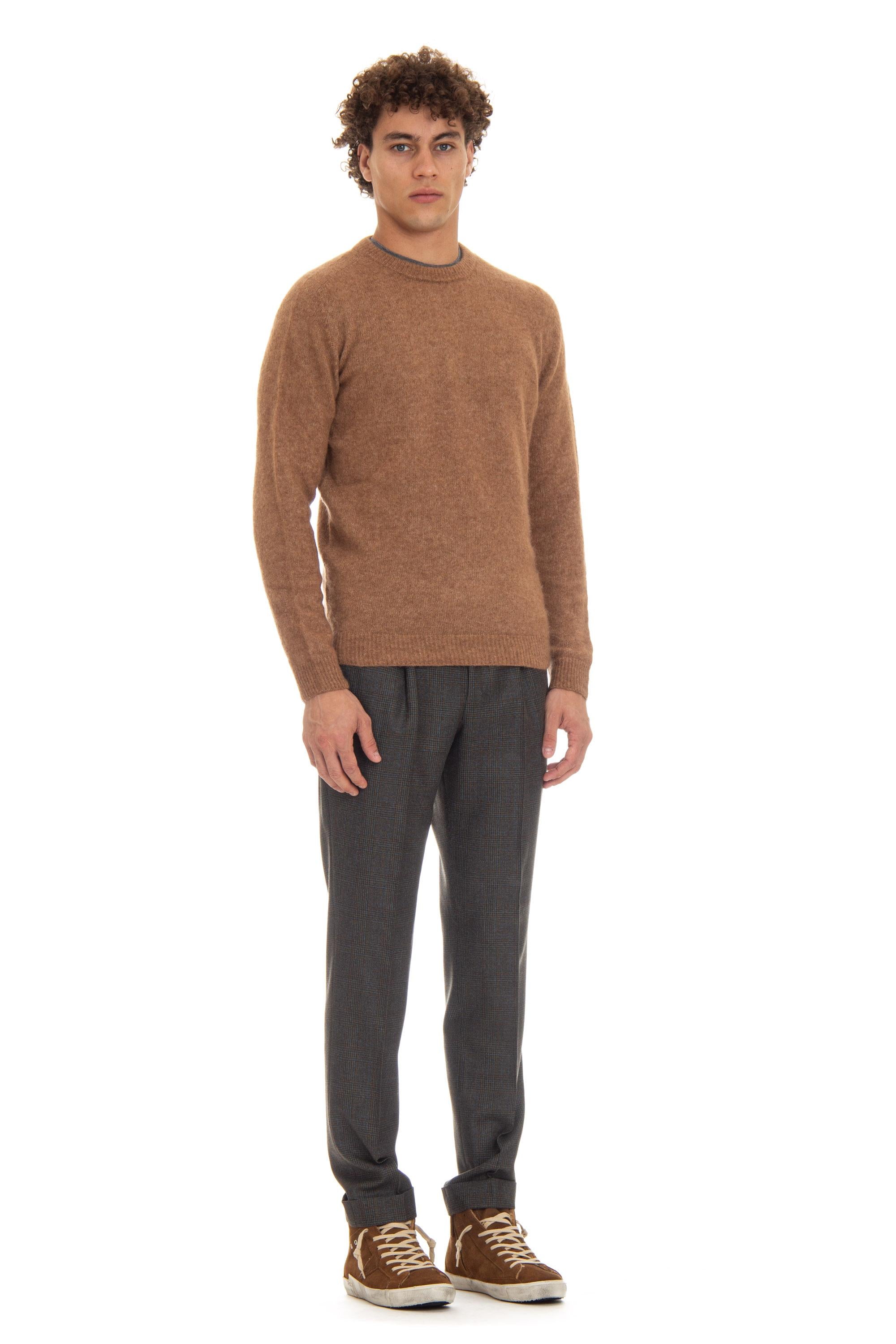 Maglia girocollo in cashmere-seta nuvola RA32001 RA3206 Roberto Collina 