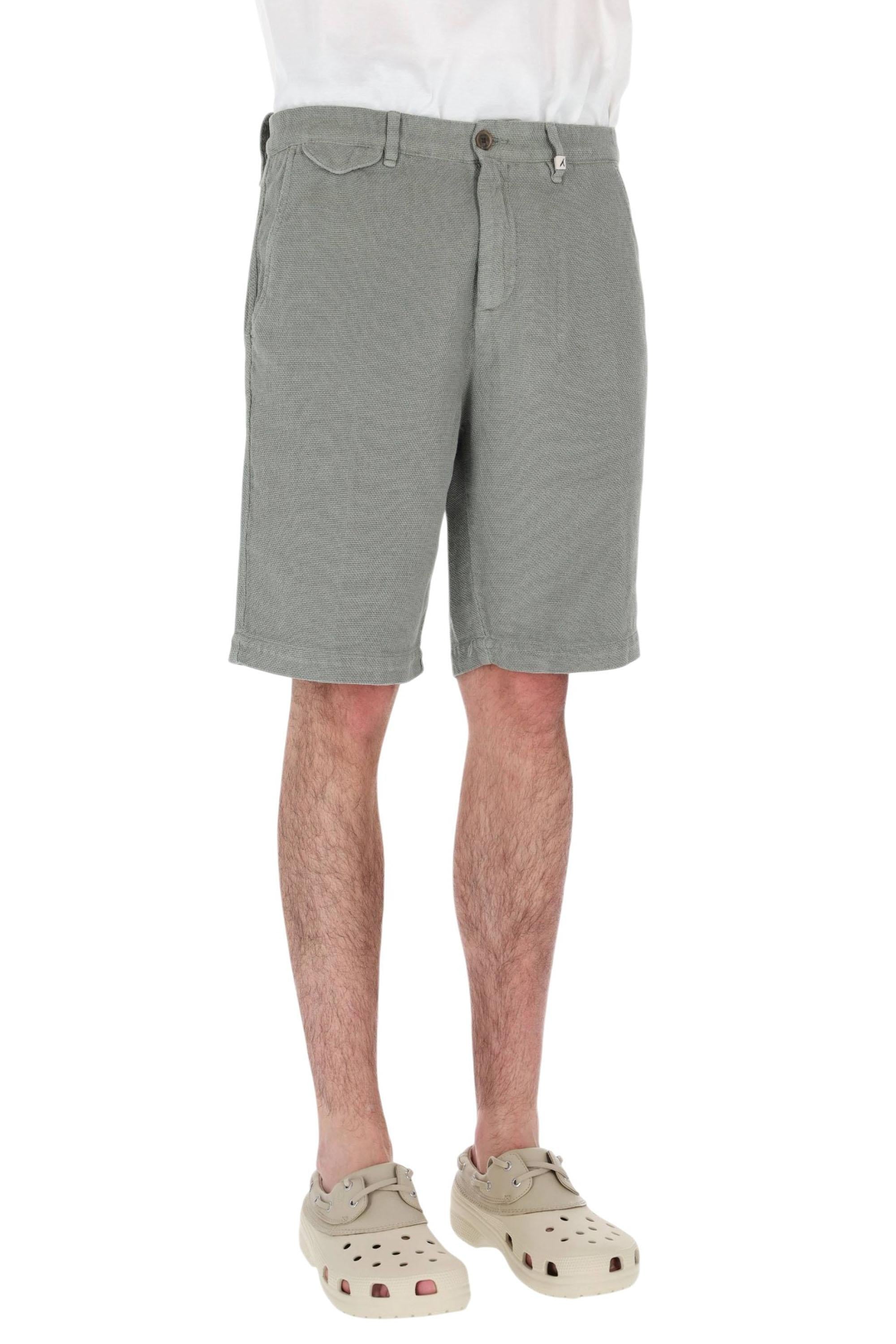 Myths Bermuda tramato in cotone e lino 26M74B 87-2 26 