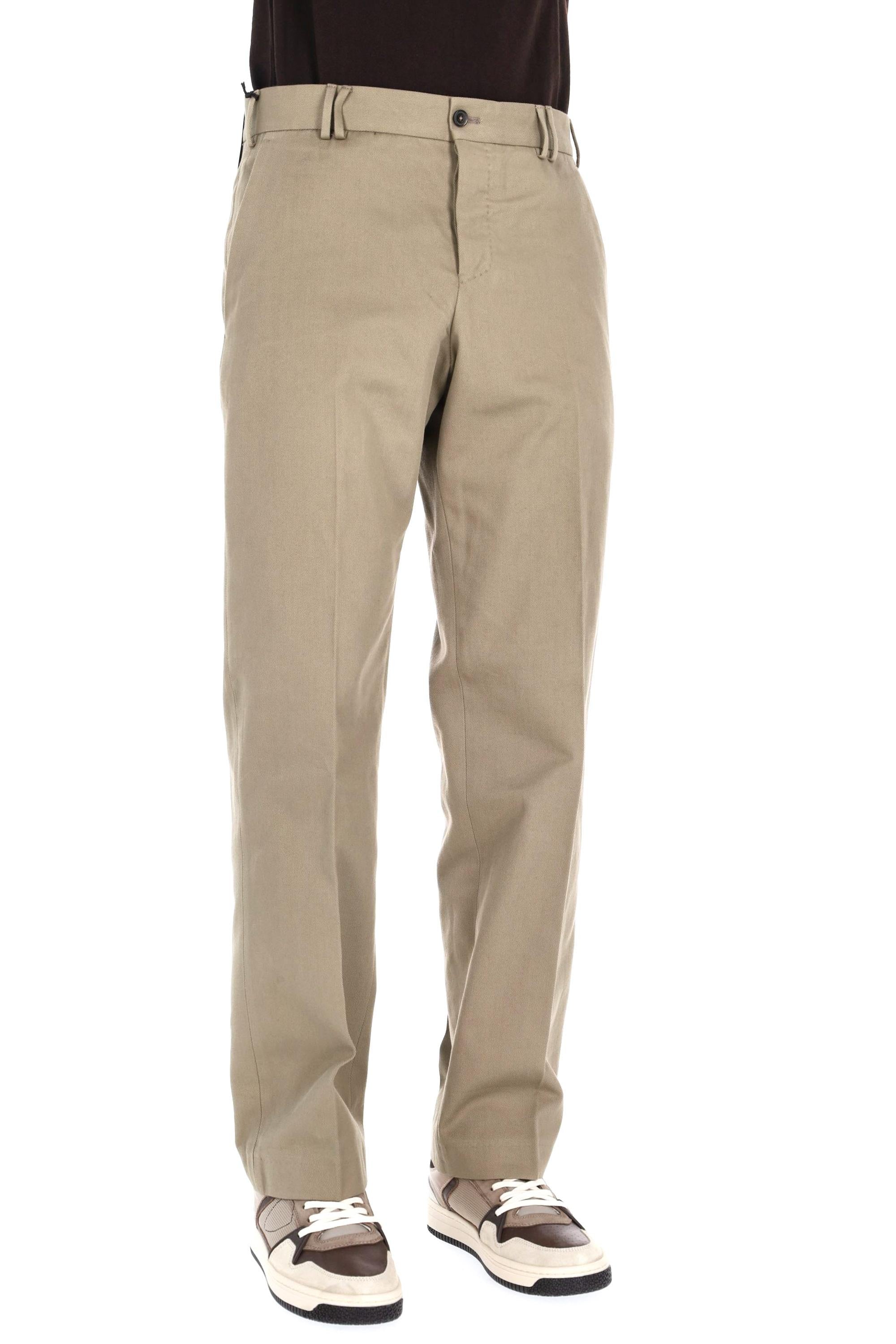Pantalone in puro cotone diagonale deluxe linea Michael ASJDB00REW SD73 0040 PT Torino 