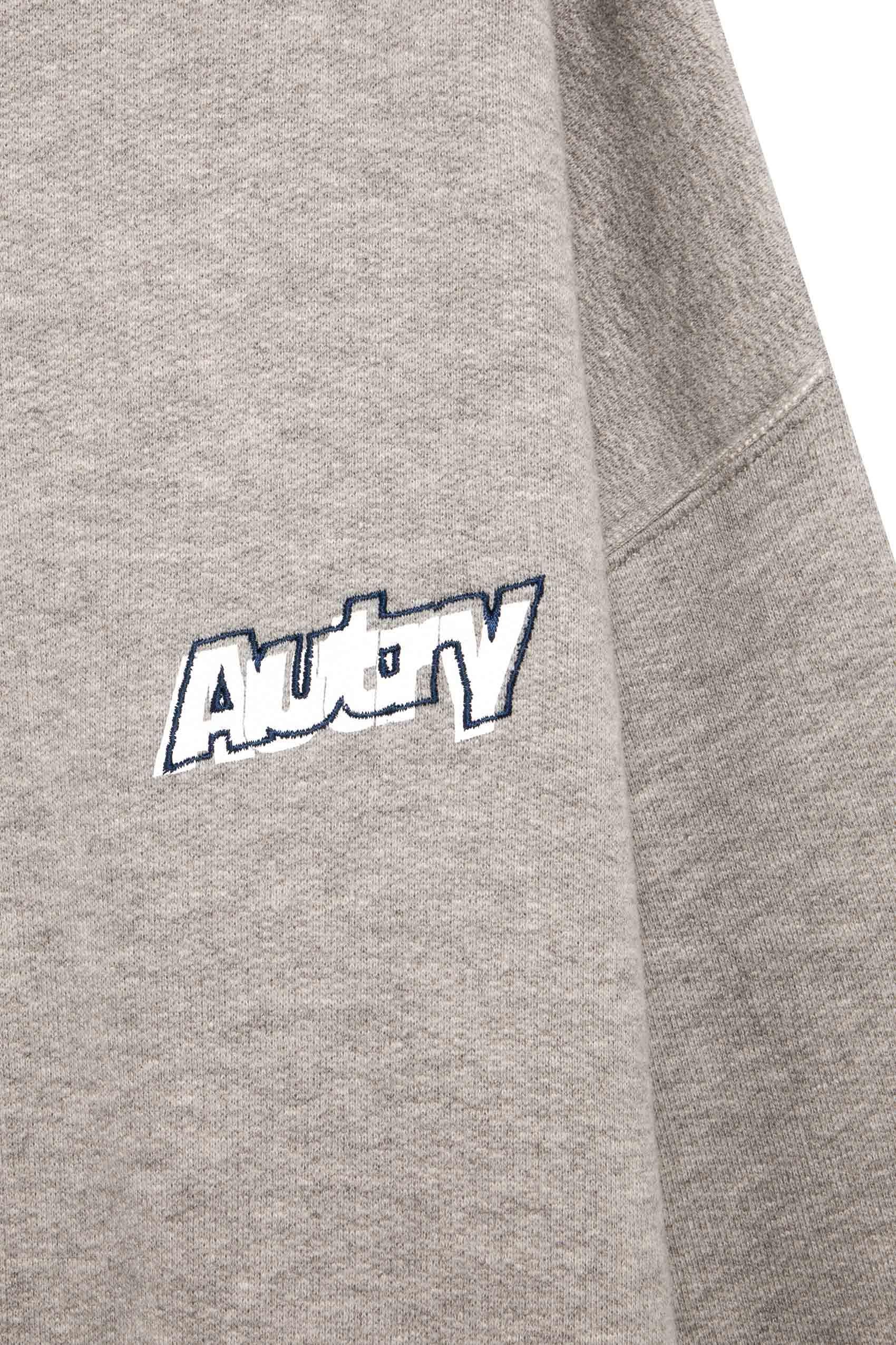 Autry Felpa girocollo in cotone con logo SWPX 035D JERS DK MEL 