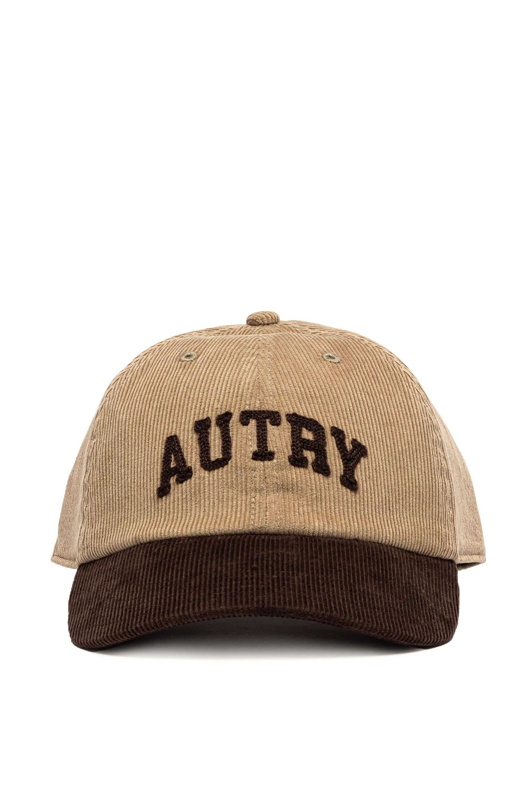 Cappello baseball bicolor in velluto a coste ACPU Q9BY LIGHT BROWN Autry 